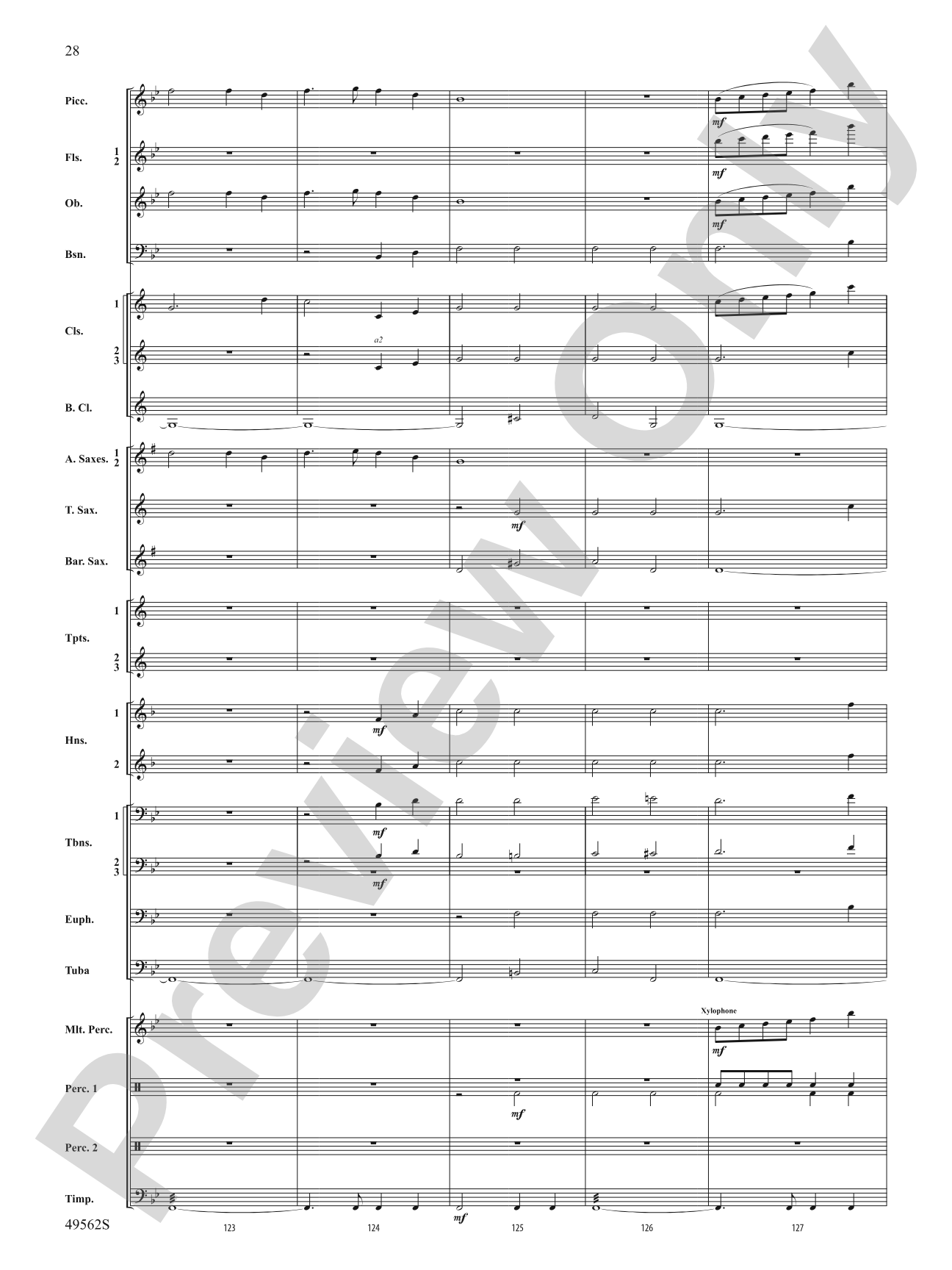 Proudly They Served: Concert Band Conductor Score & Parts