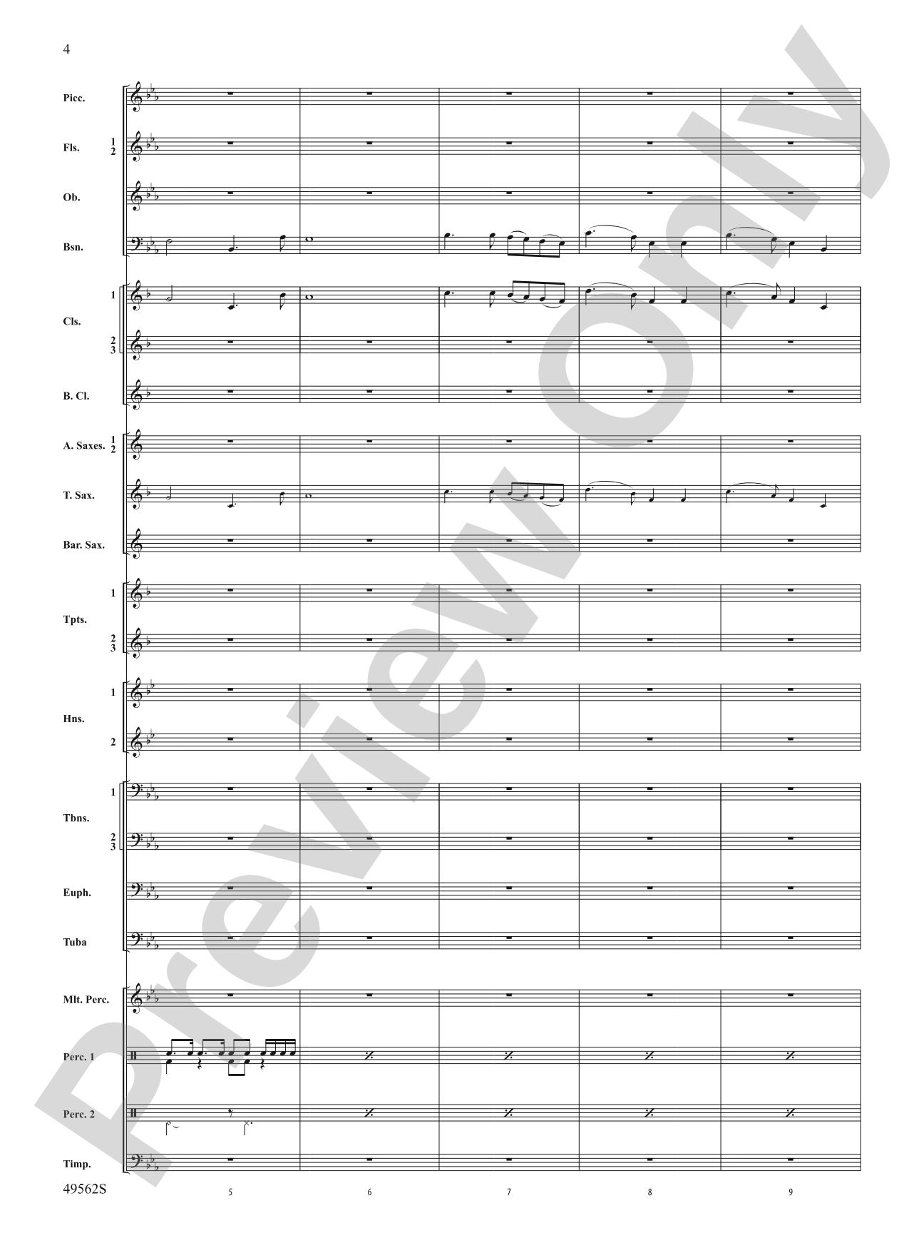 Proudly They Served: Concert Band Conductor Score & Parts