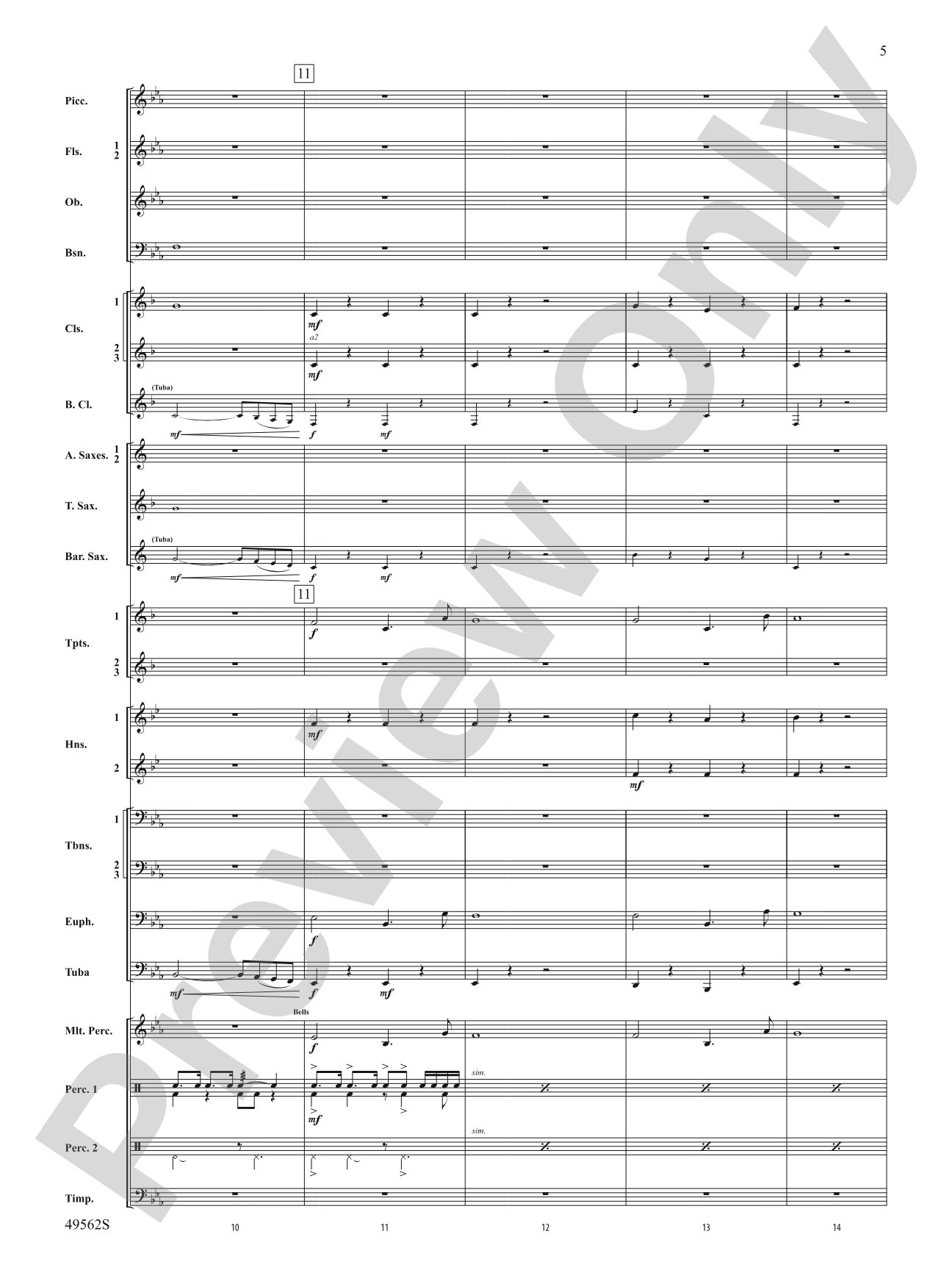 Proudly They Served: Concert Band Conductor Score & Parts
