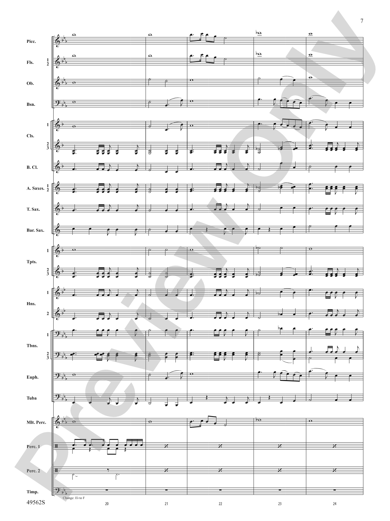 Proudly They Served: Concert Band Conductor Score & Parts