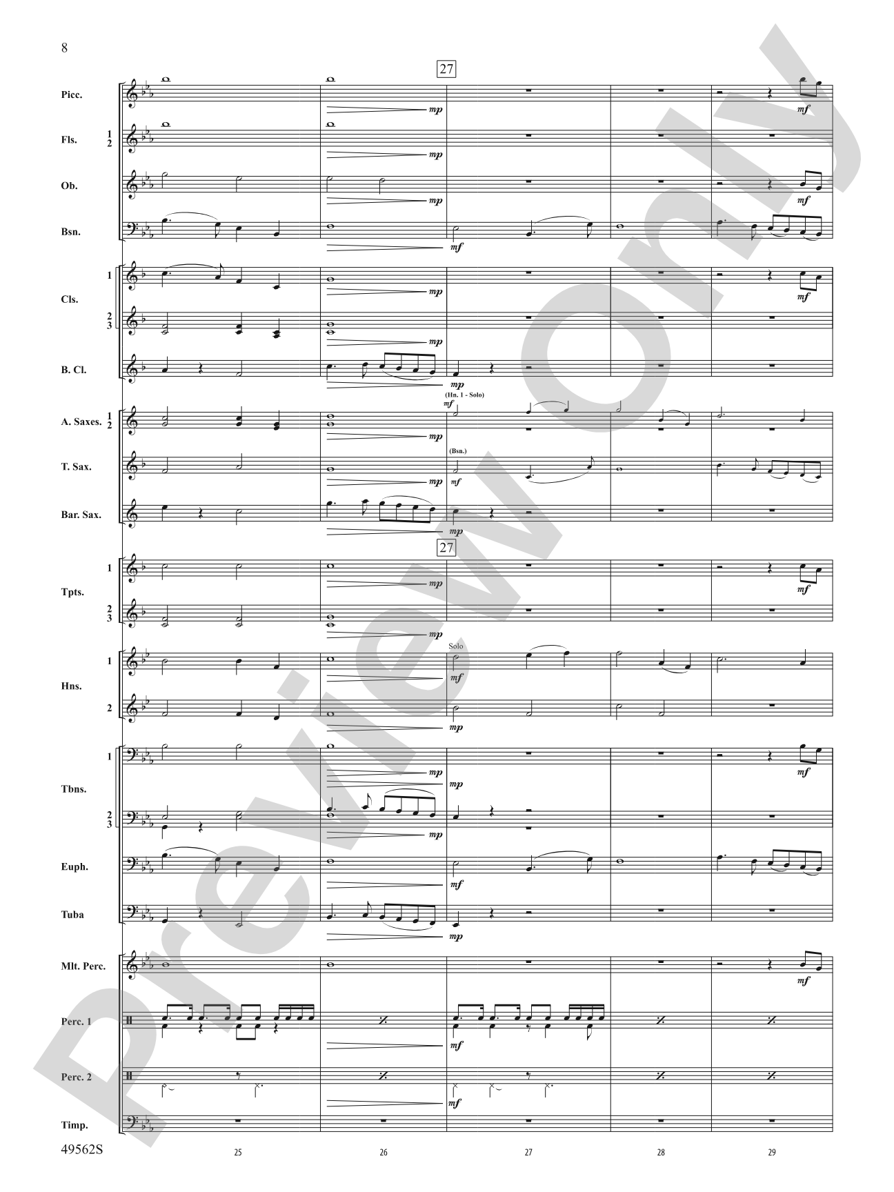Proudly They Served: Concert Band Conductor Score & Parts
