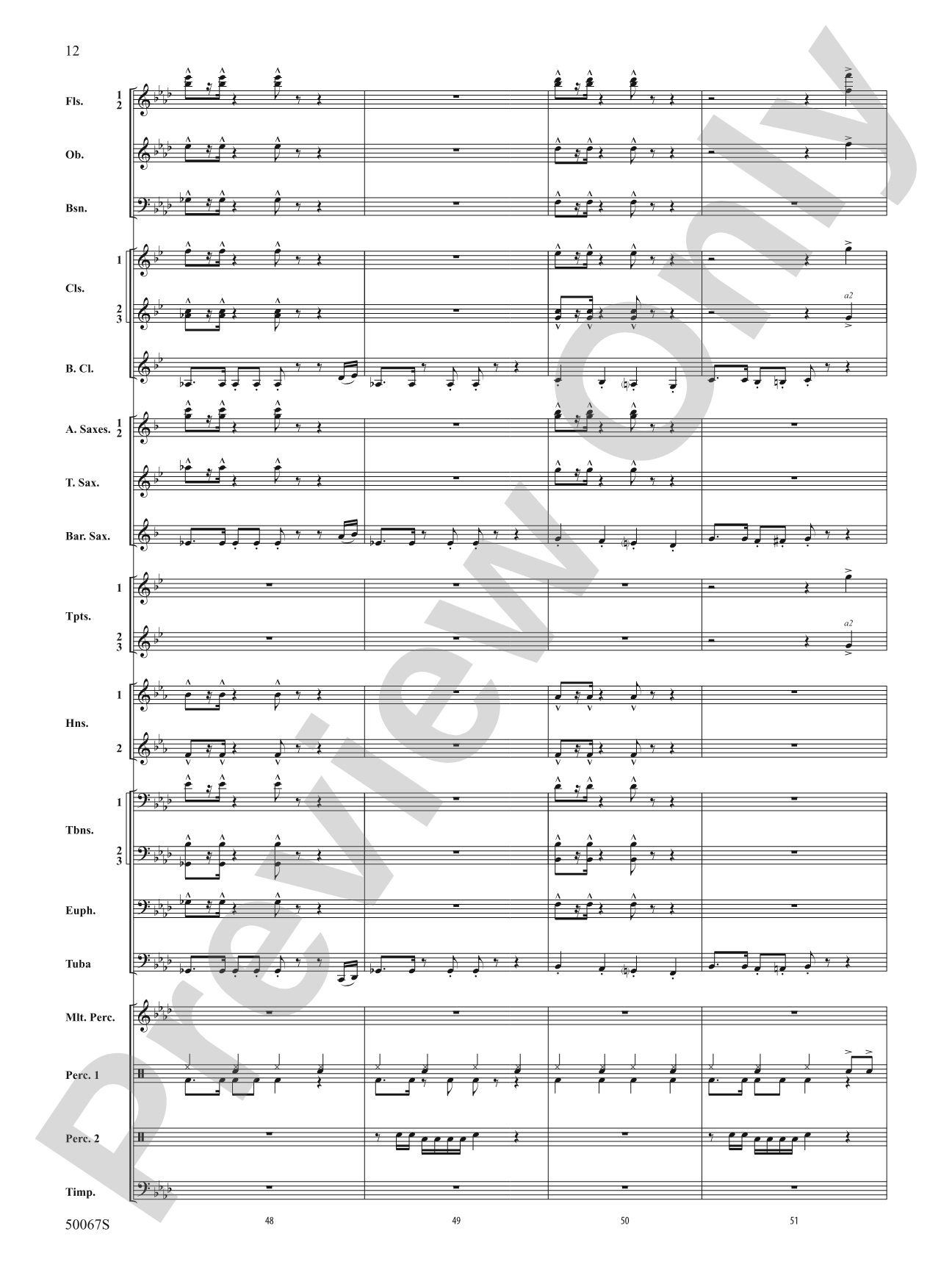 David Bowie: The Hits: Concert Band Conductor Score & Parts