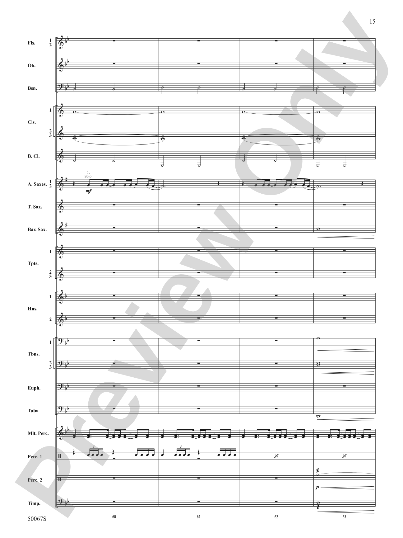 David Bowie: The Hits: Concert Band Conductor Score & Parts