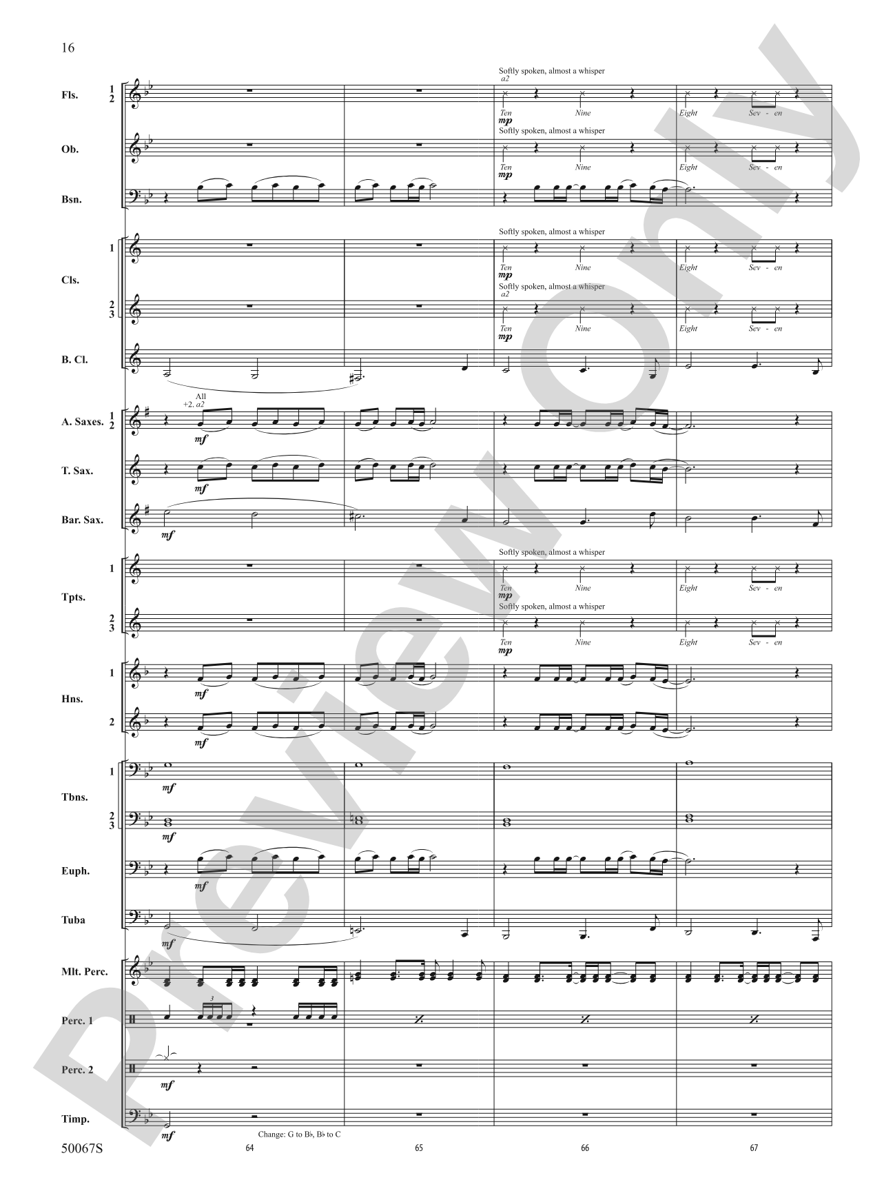 David Bowie: The Hits: Concert Band Conductor Score & Parts