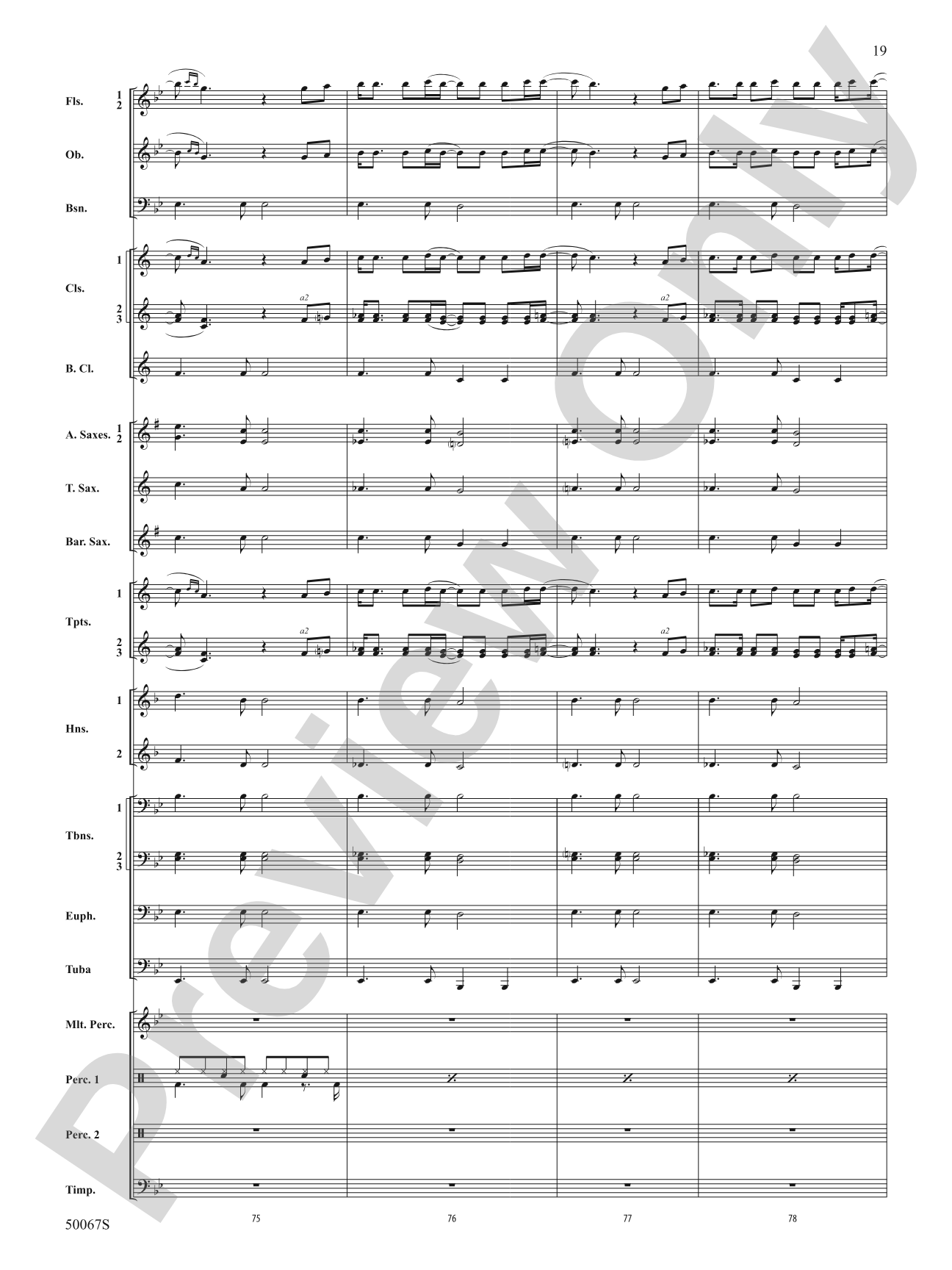 David Bowie: The Hits: Concert Band Conductor Score & Parts