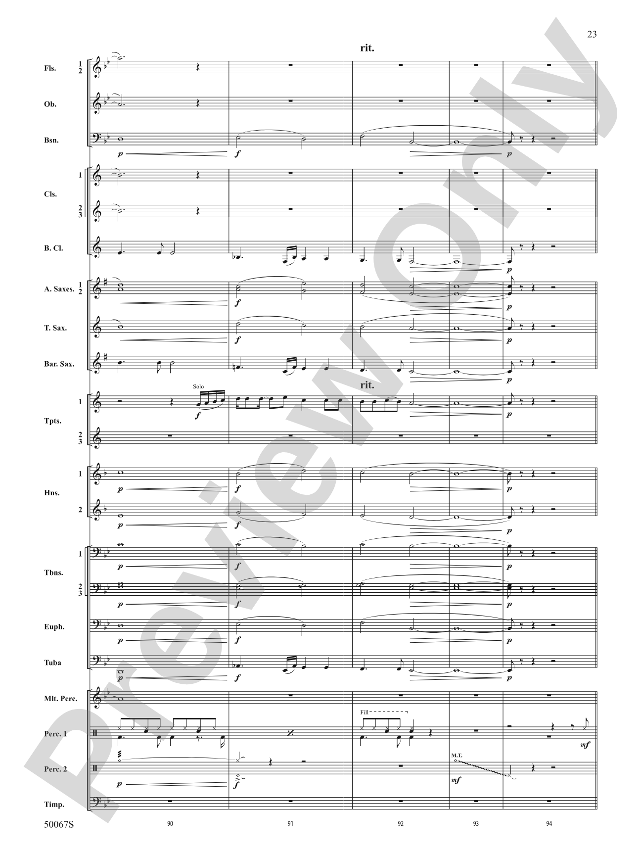 David Bowie: The Hits: Concert Band Conductor Score & Parts