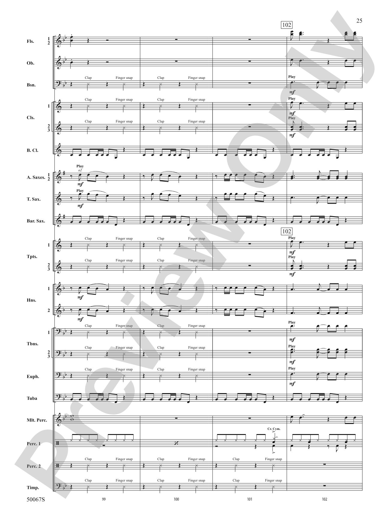 David Bowie: The Hits: Concert Band Conductor Score & Parts