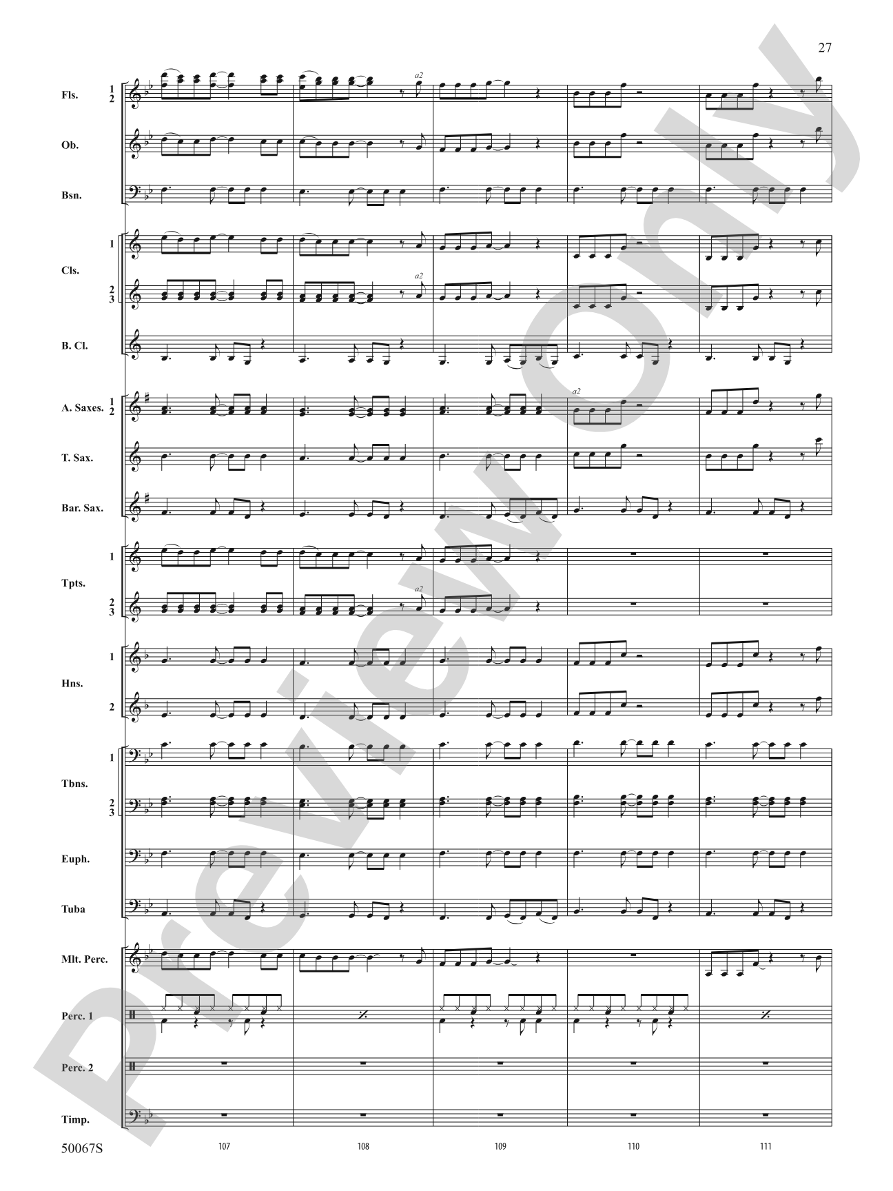 David Bowie: The Hits: Concert Band Conductor Score & Parts