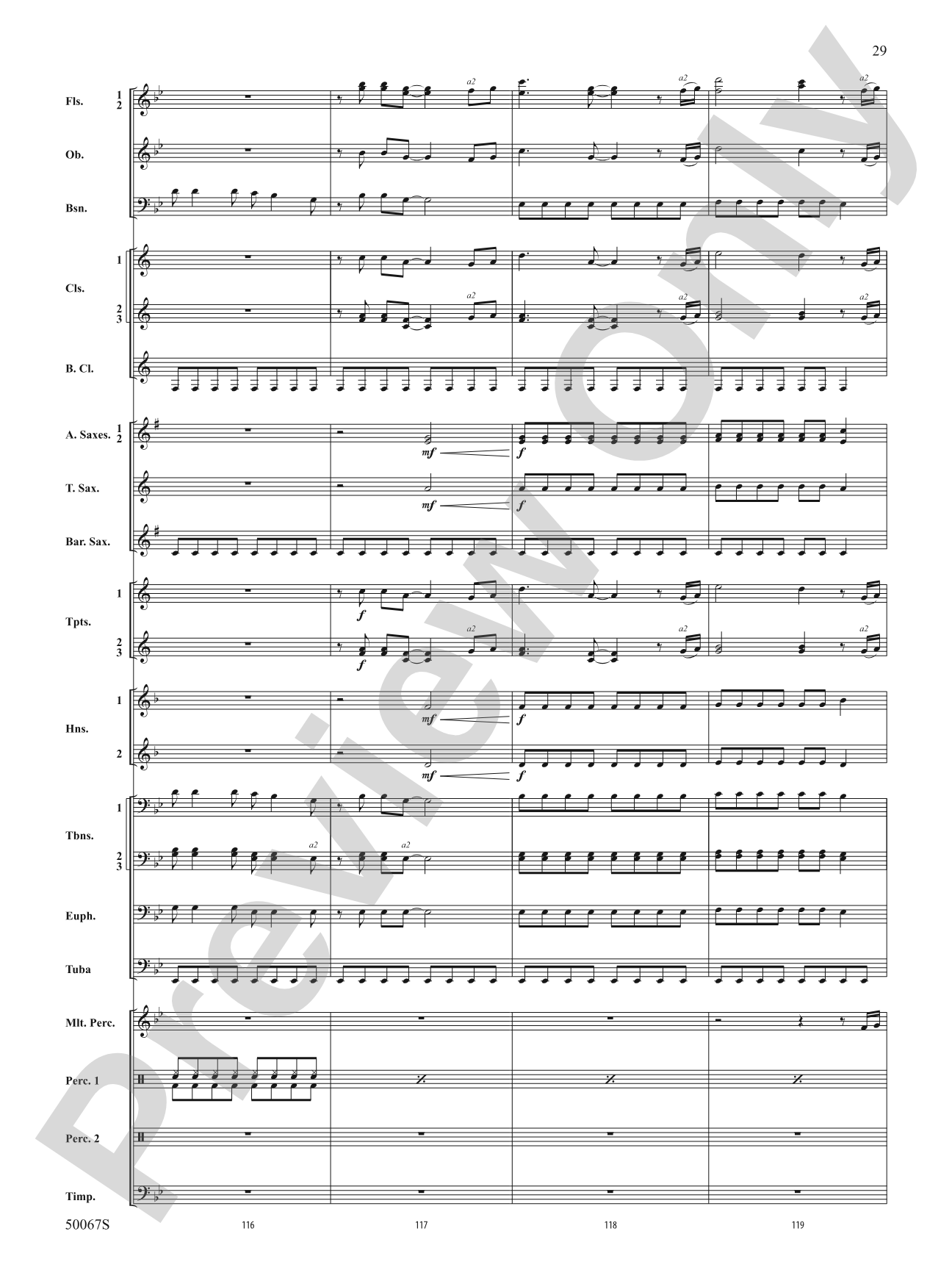David Bowie: The Hits: Concert Band Conductor Score & Parts