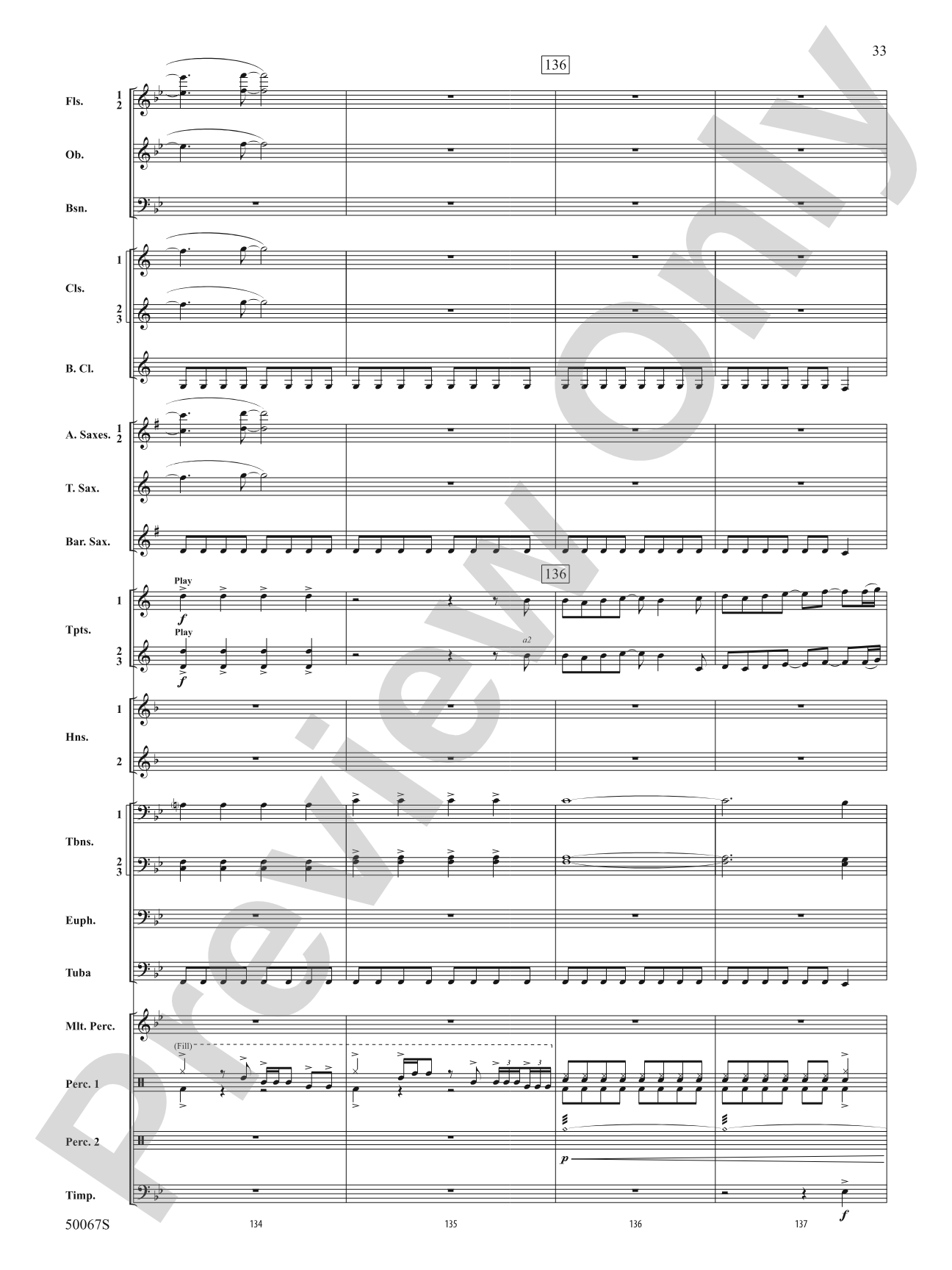 David Bowie: The Hits: Concert Band Conductor Score & Parts