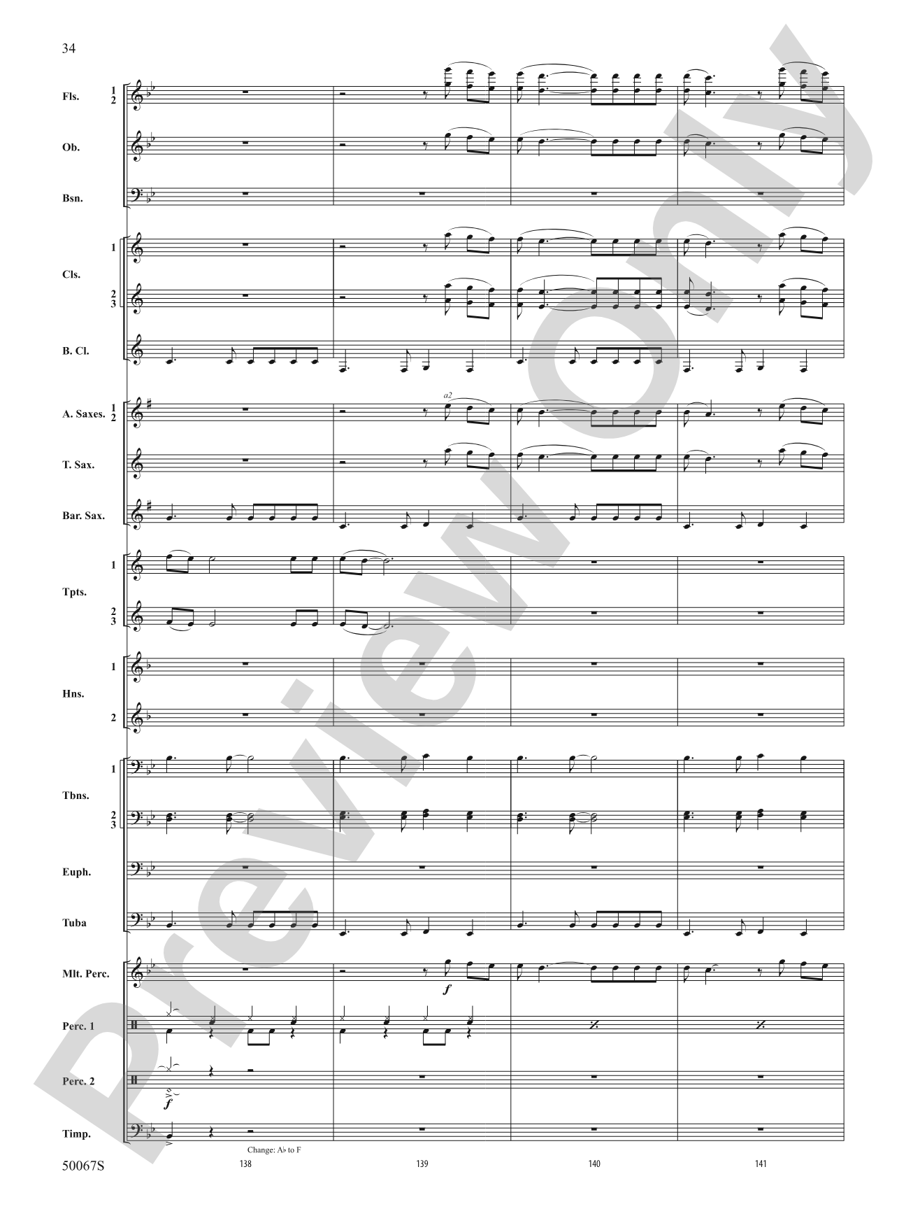 David Bowie: The Hits: Concert Band Conductor Score & Parts