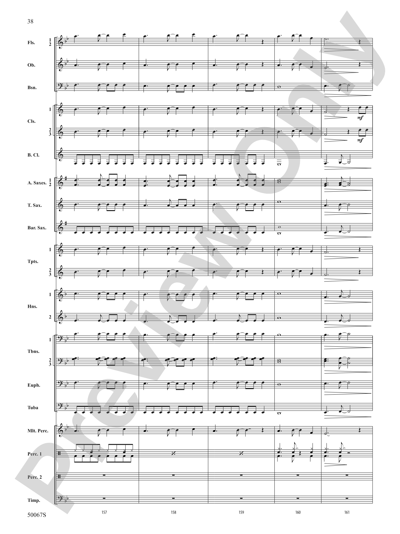 David Bowie: The Hits: Concert Band Conductor Score & Parts