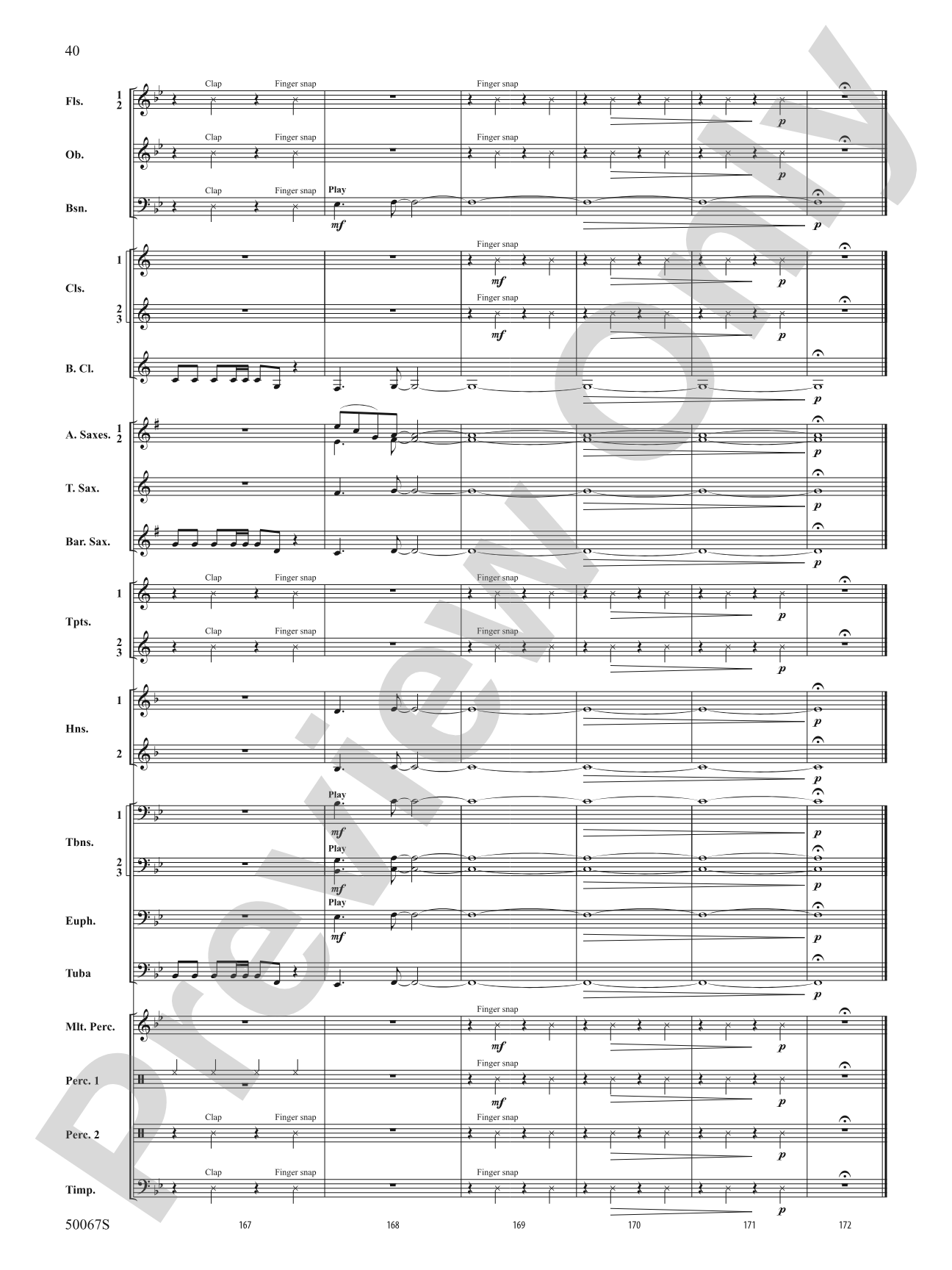 David Bowie: The Hits: Concert Band Conductor Score & Parts