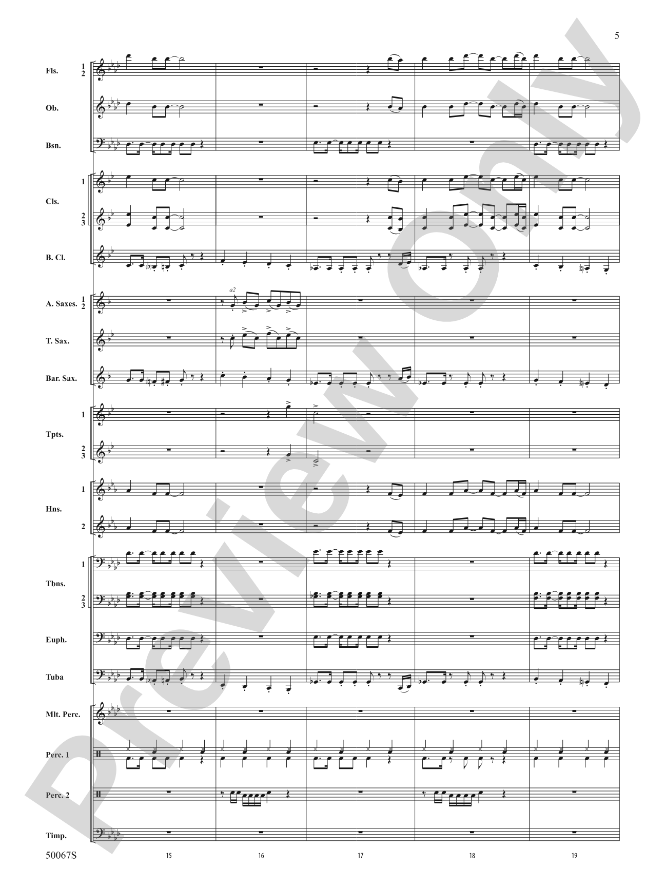 David Bowie: The Hits: Concert Band Conductor Score & Parts