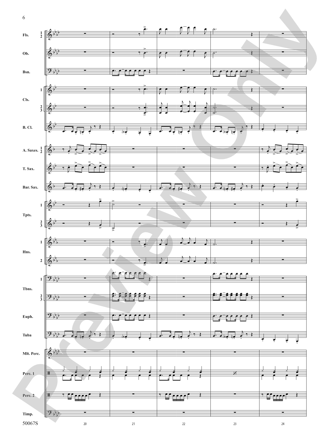 David Bowie: The Hits: Concert Band Conductor Score & Parts