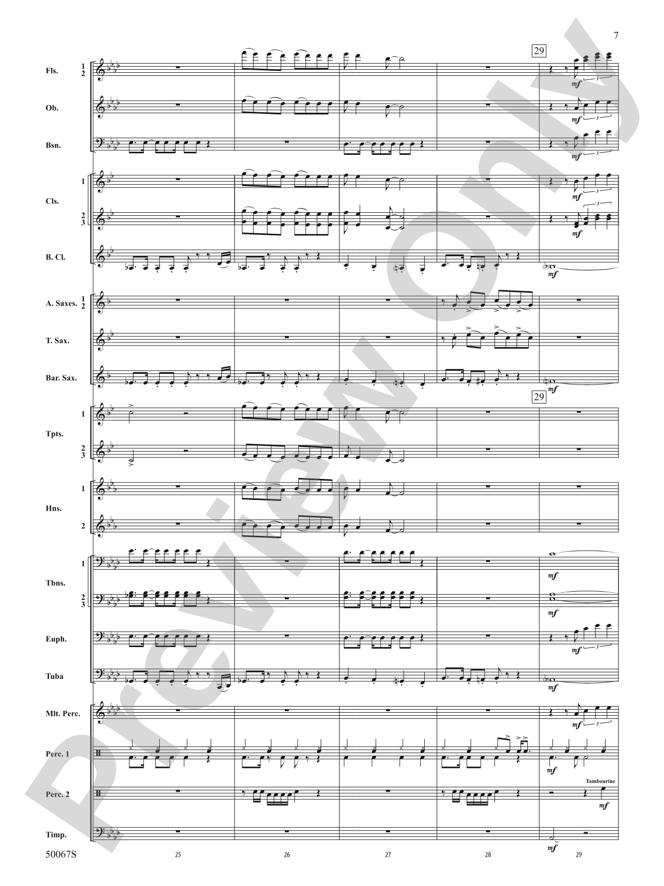 David Bowie: The Hits: Concert Band Conductor Score & Parts