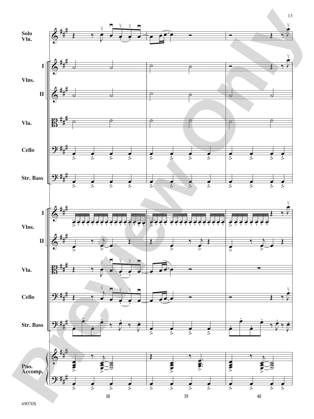 Crazy Train: String Orchestra Conductor Score & Parts