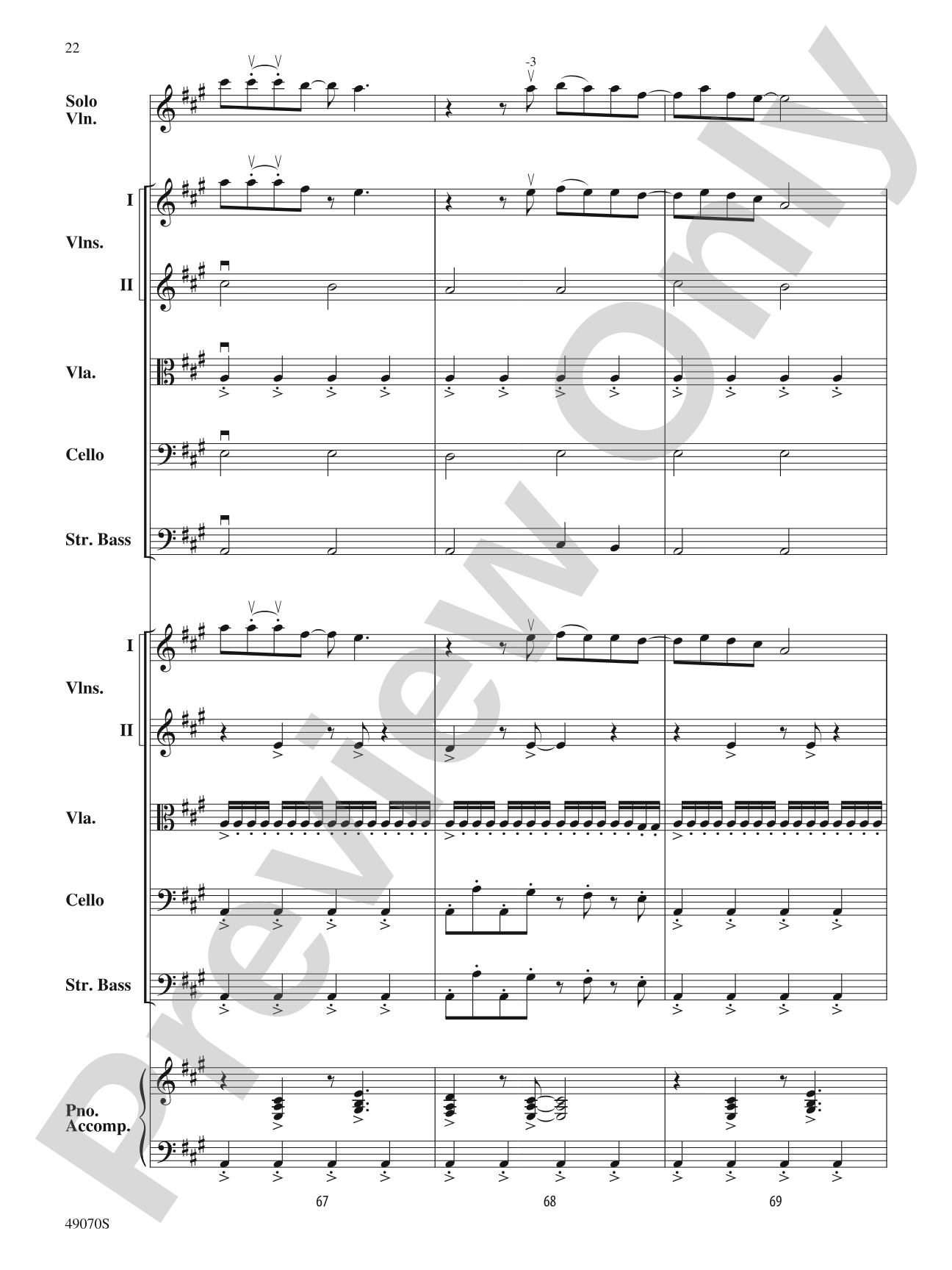 Crazy Train: String Orchestra Conductor Score & Parts