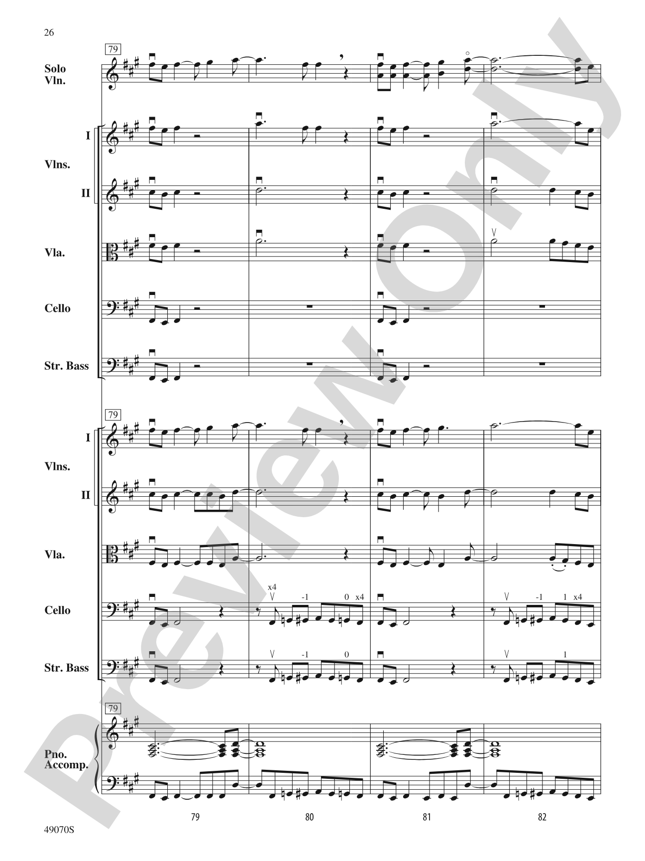 Crazy Train: String Orchestra Conductor Score & Parts
