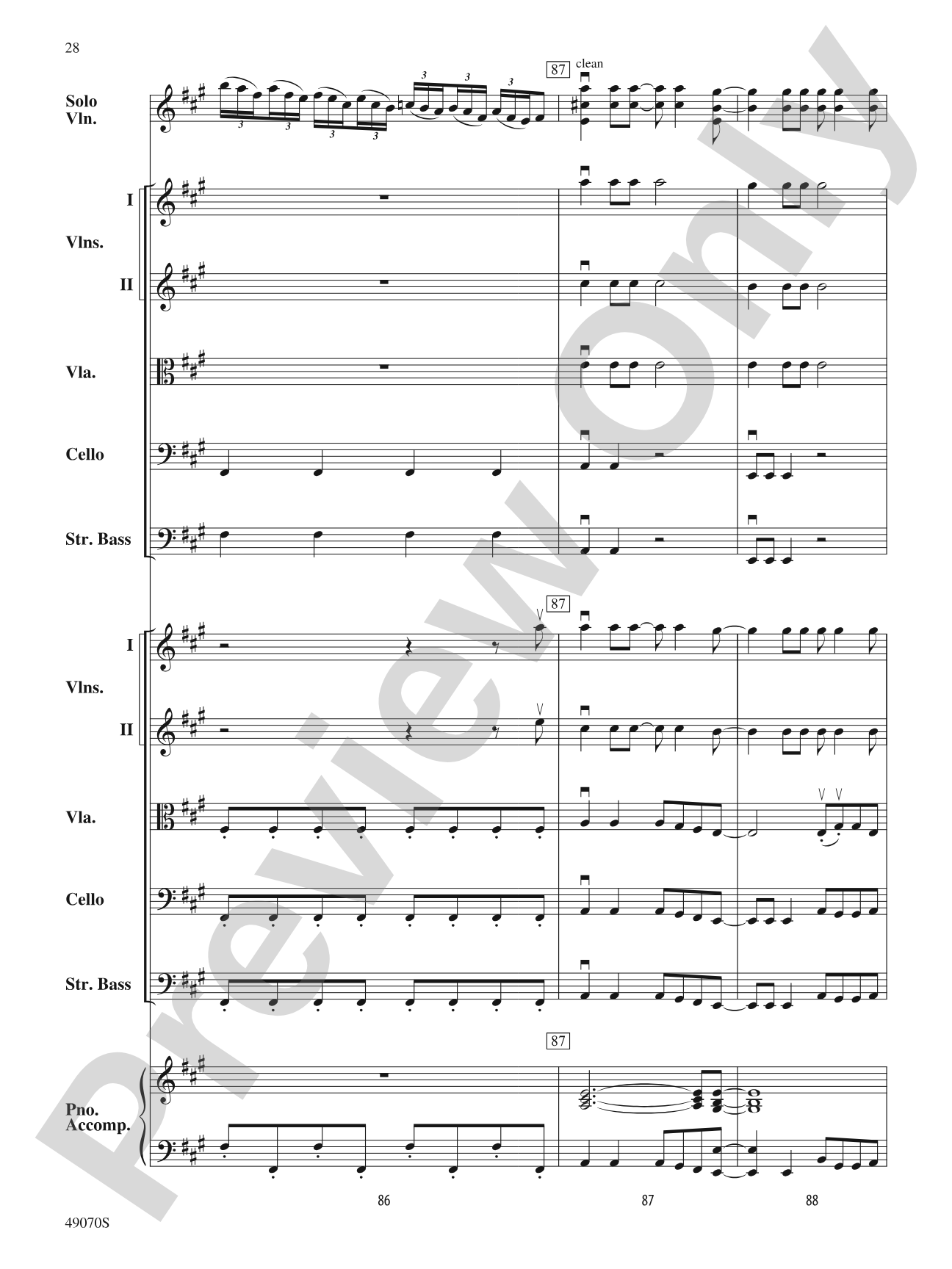 Crazy Train: String Orchestra Conductor Score & Parts