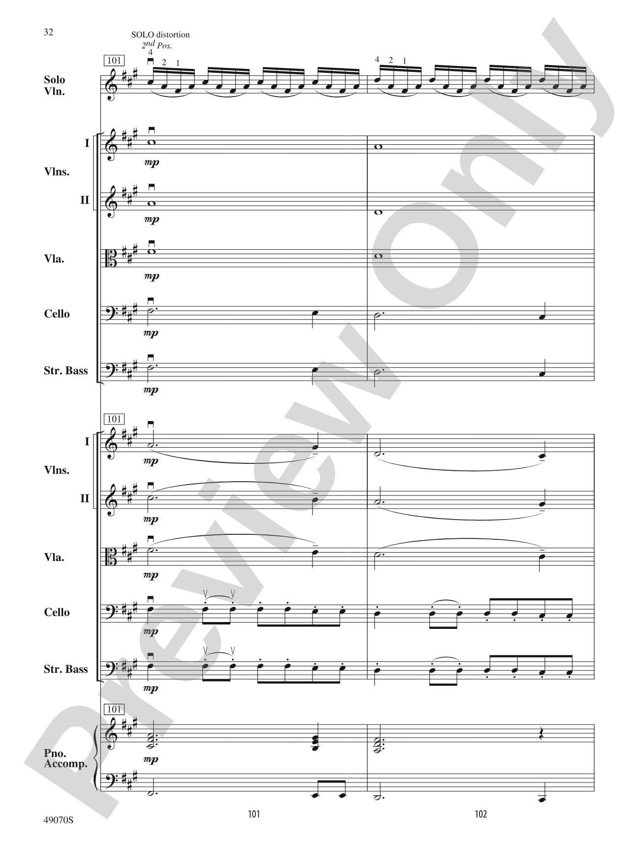 Crazy Train: String Orchestra Conductor Score & Parts