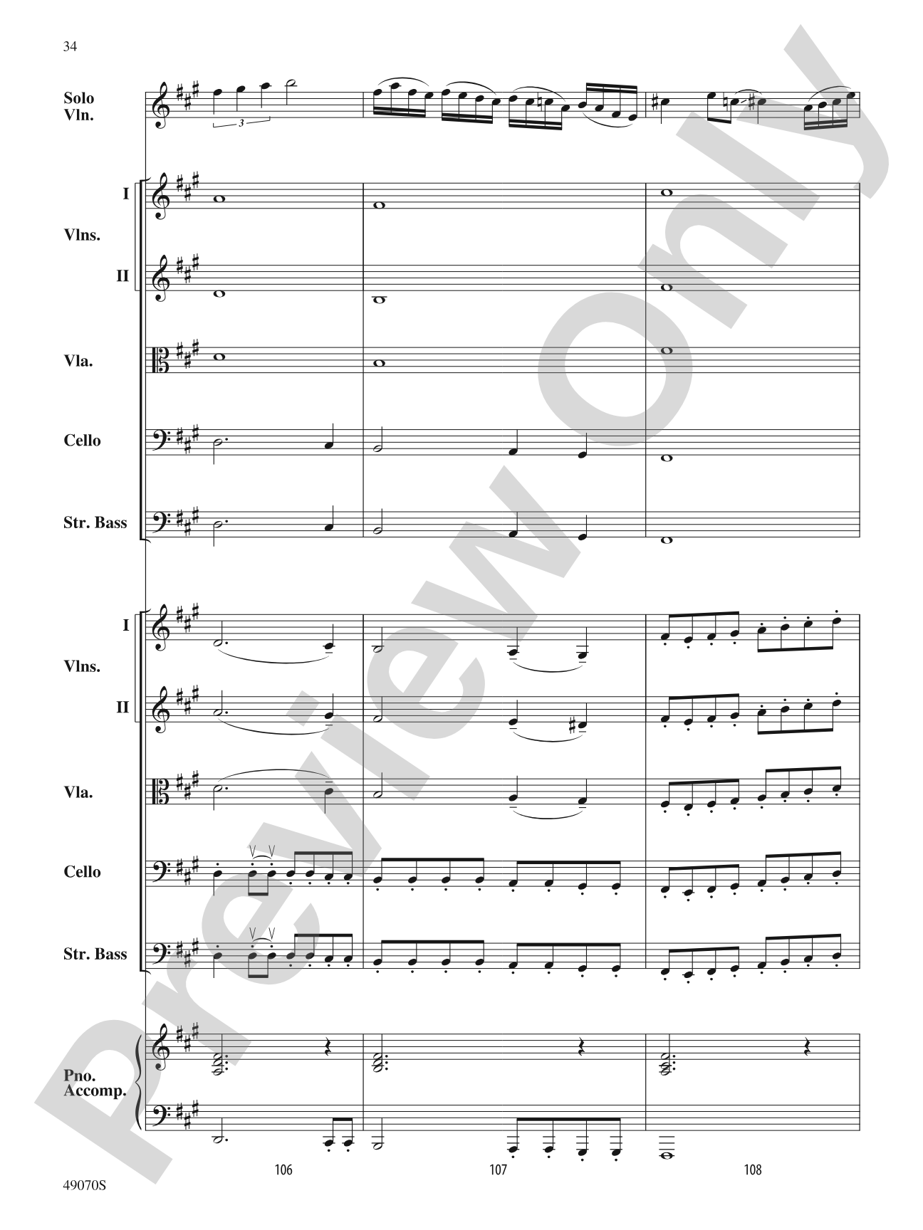 Crazy Train: String Orchestra Conductor Score & Parts