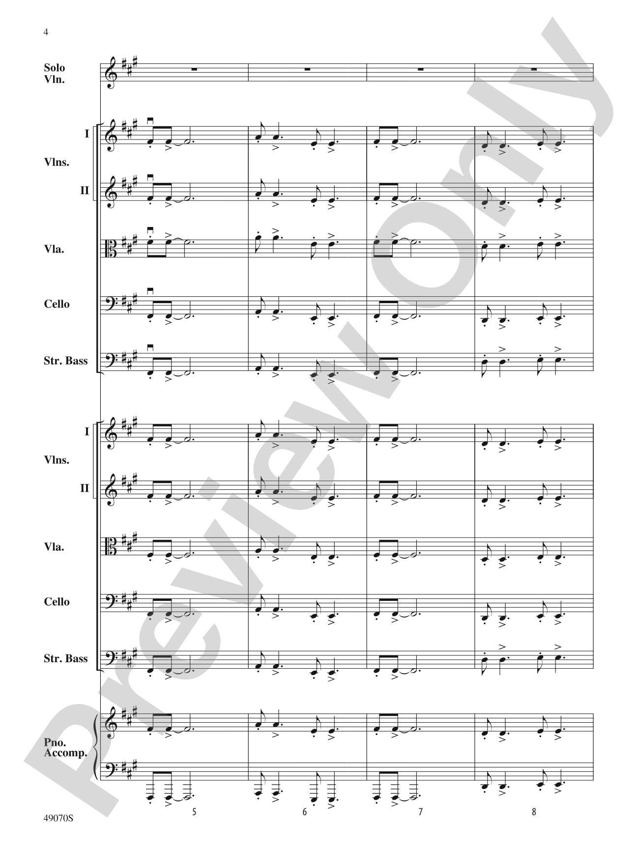 Crazy Train: String Orchestra Conductor Score & Parts