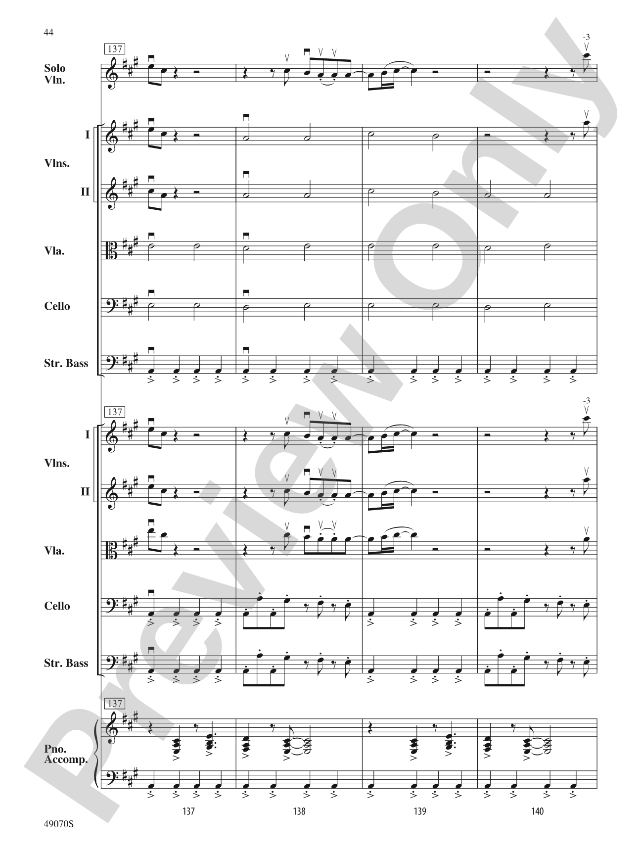 Crazy Train: String Orchestra Conductor Score & Parts