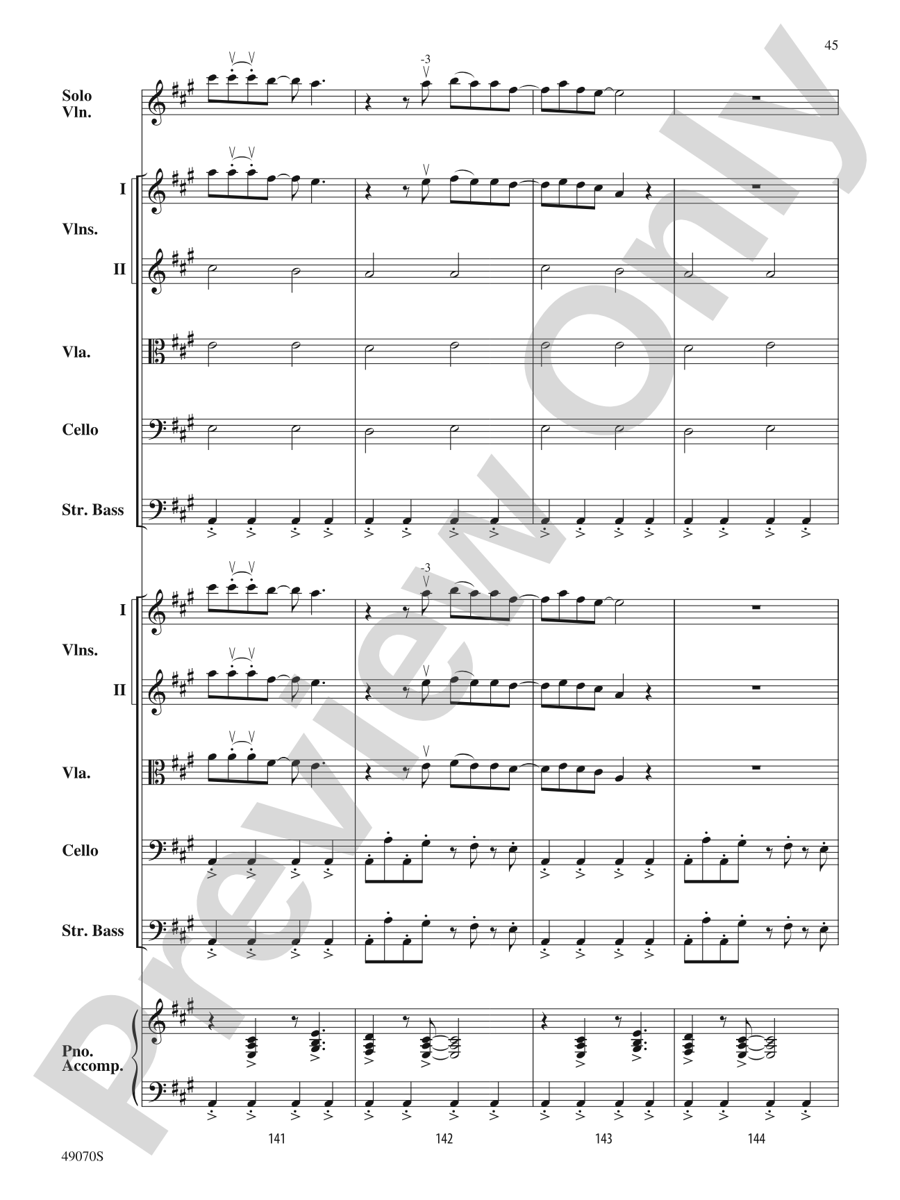 Crazy Train: String Orchestra Conductor Score & Parts