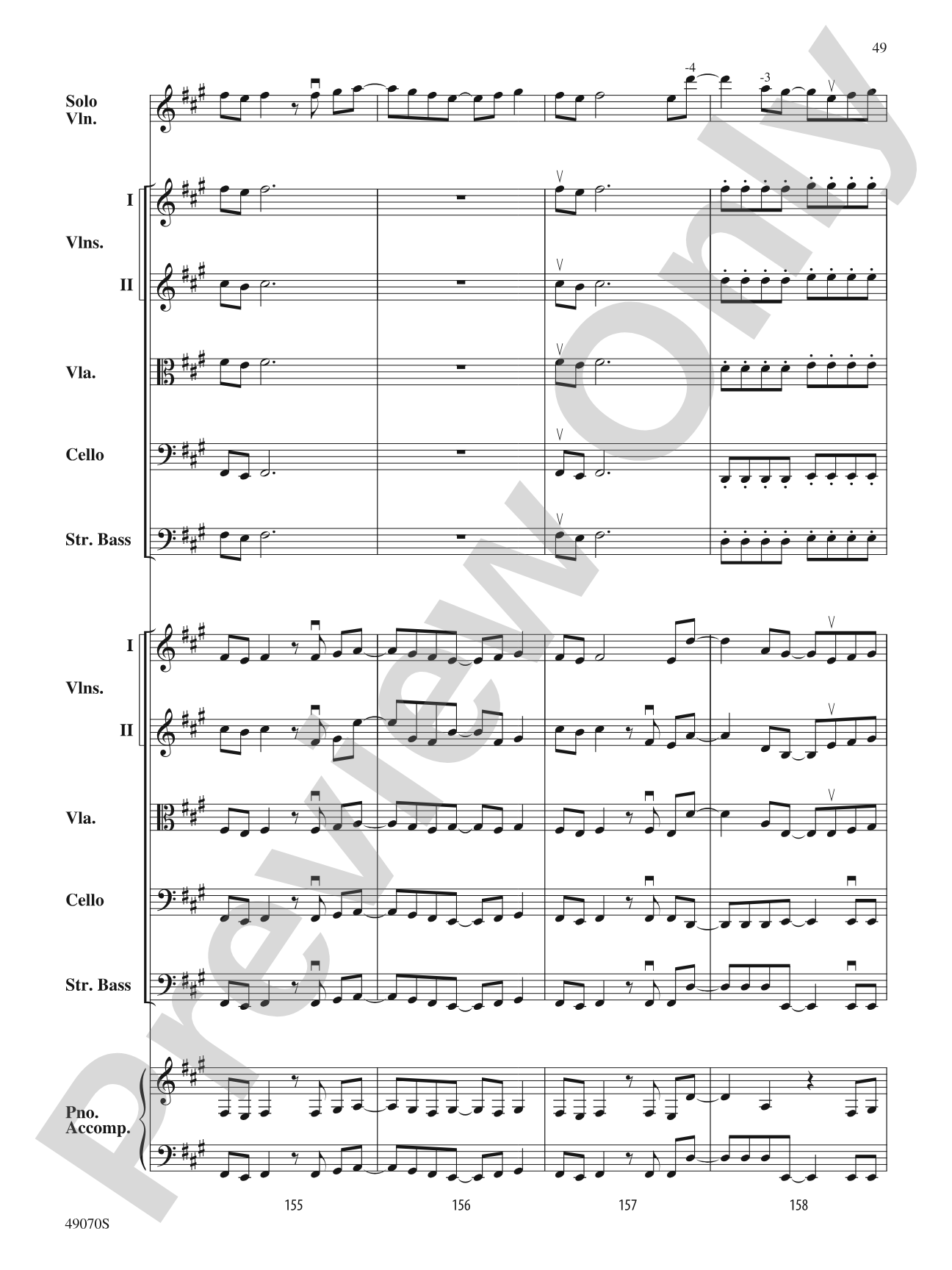 Crazy Train: String Orchestra Conductor Score & Parts
