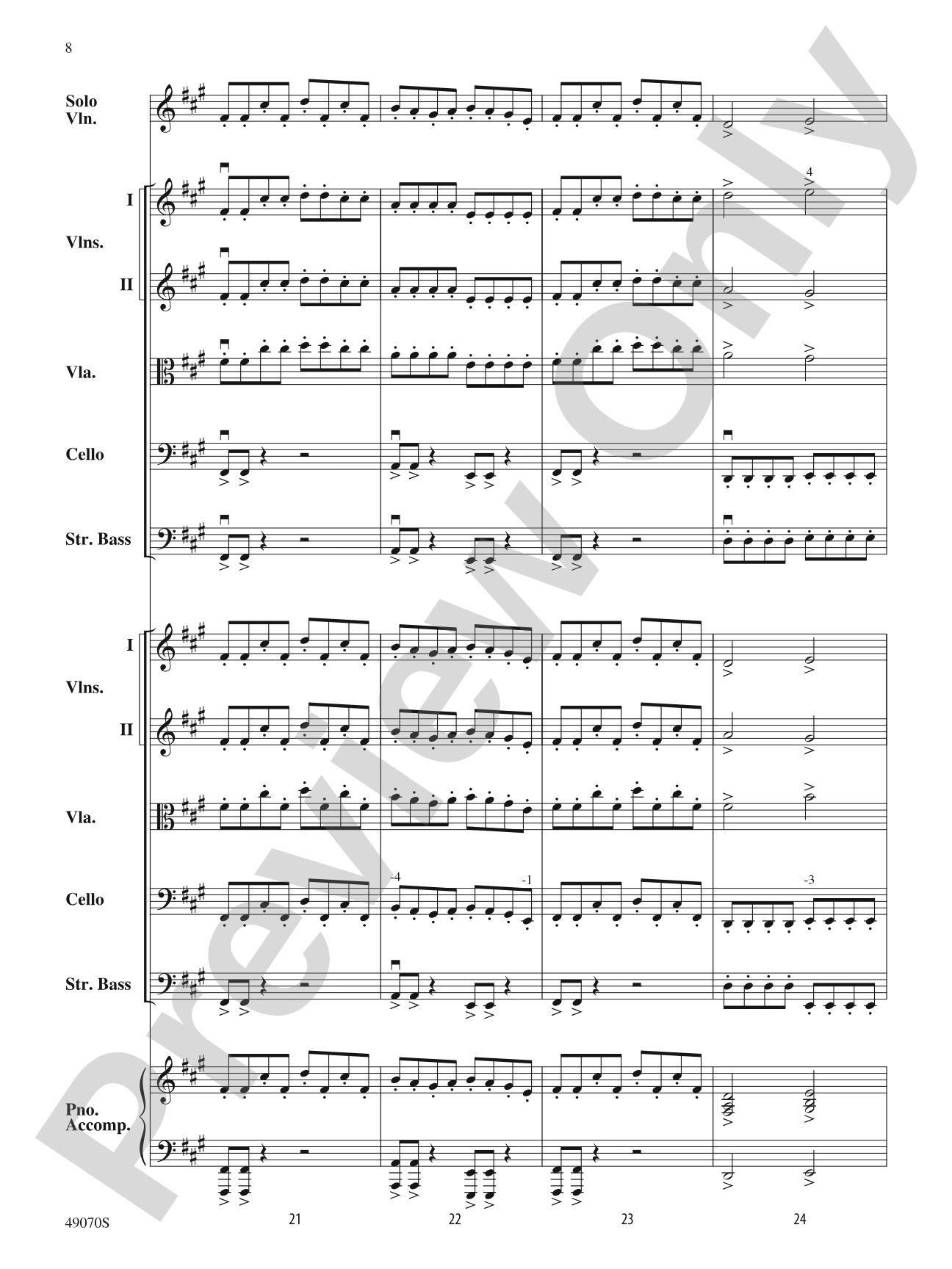 Crazy Train: String Orchestra Conductor Score & Parts