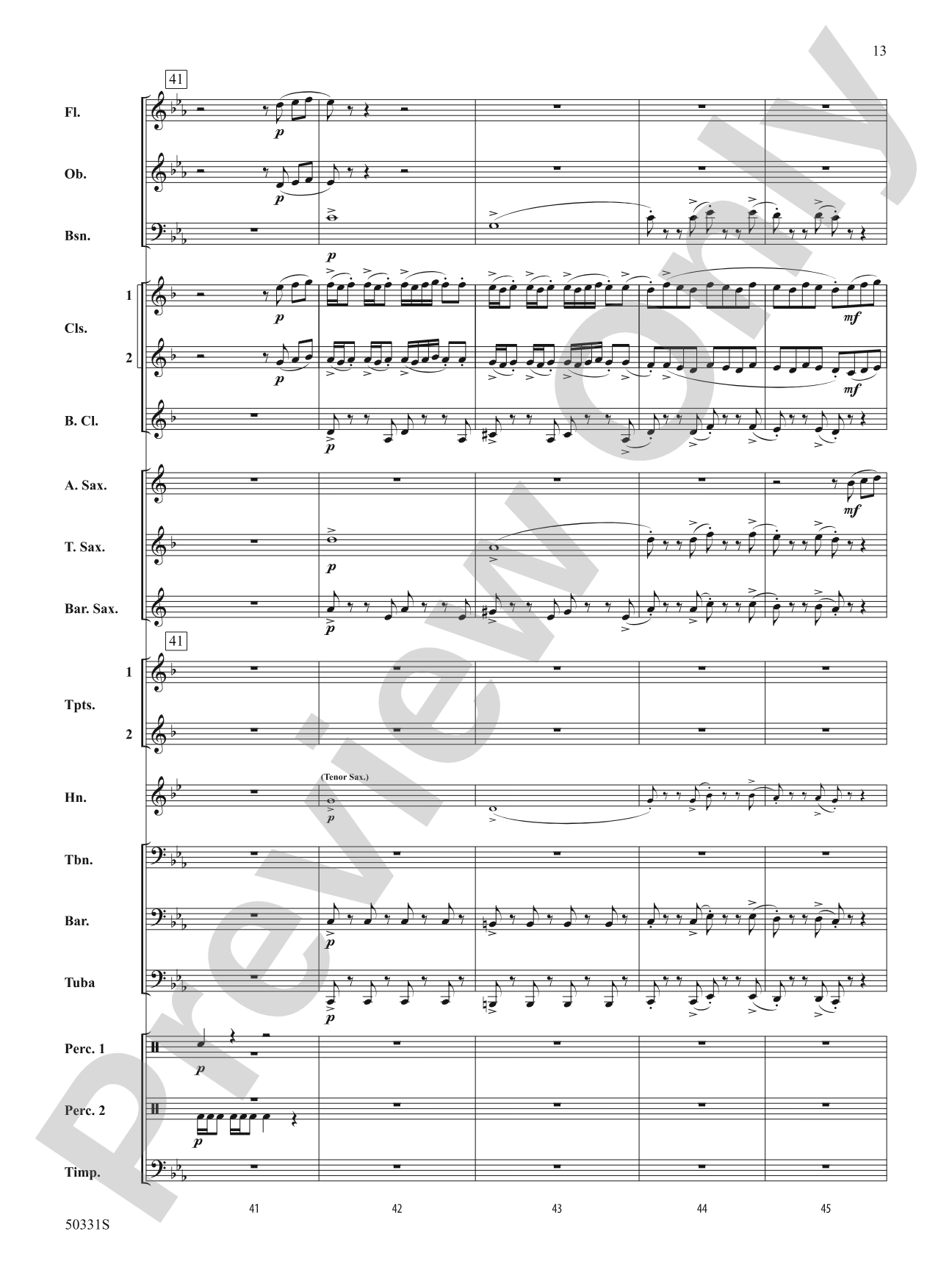 March to Nowhere: Concert Band Conductor Score & Parts
