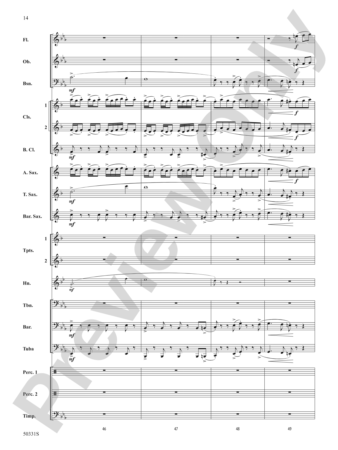 March to Nowhere: Concert Band Conductor Score & Parts