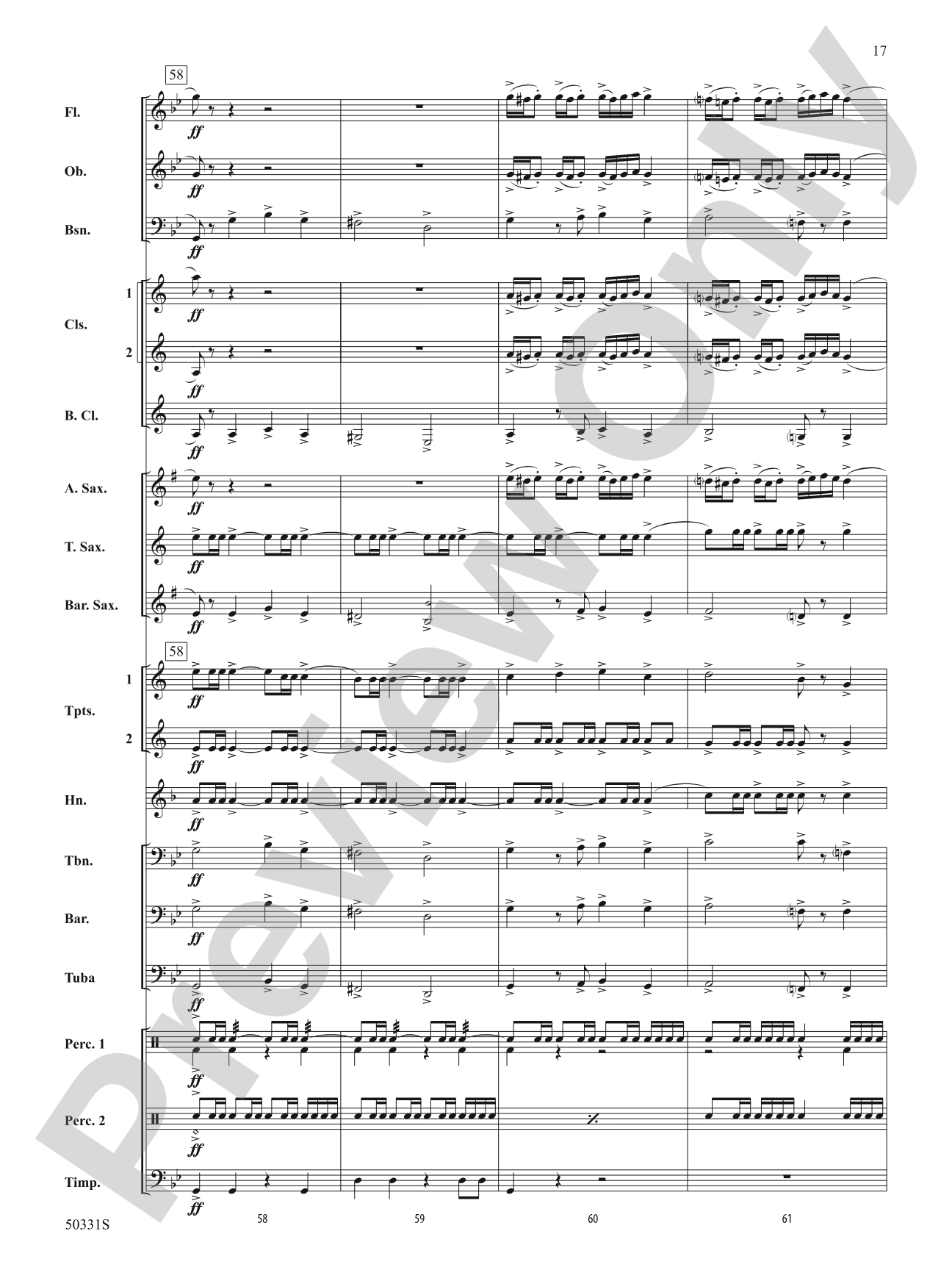 March to Nowhere: Concert Band Conductor Score & Parts