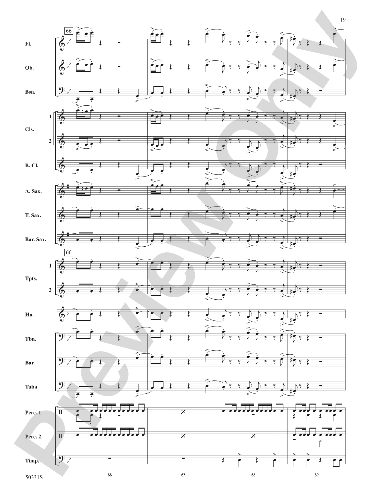 March to Nowhere: Concert Band Conductor Score & Parts