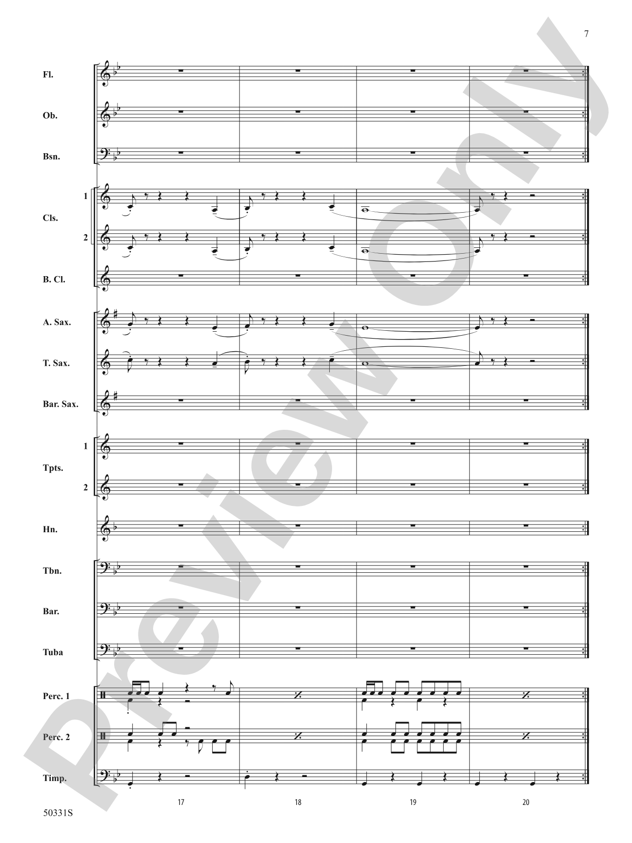 March to Nowhere: Concert Band Conductor Score & Parts