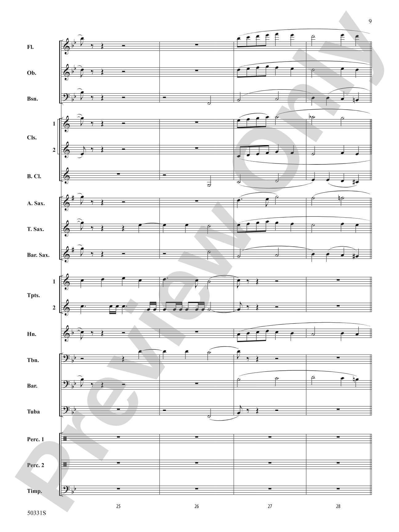 March to Nowhere: Concert Band Conductor Score & Parts