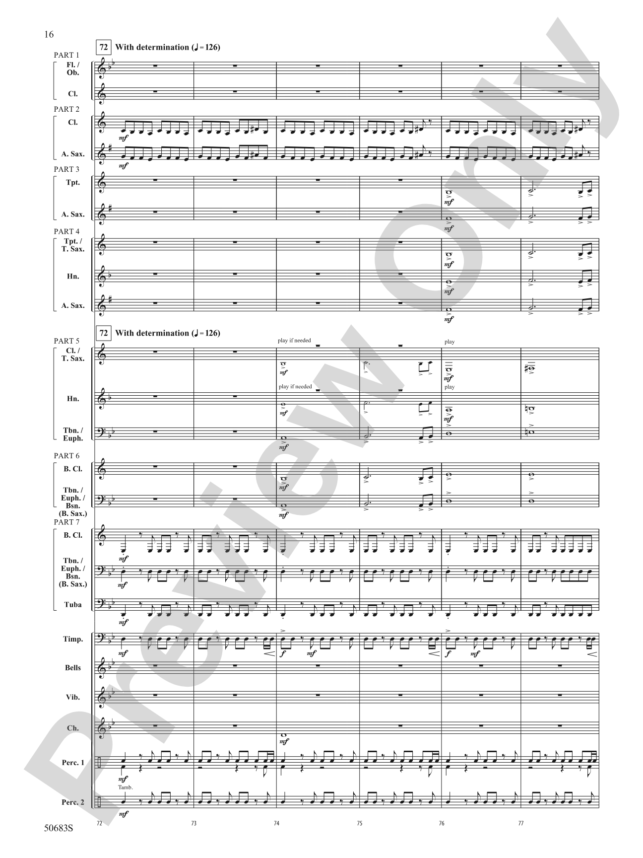 Kyiv, 2022: Concert Band Conductor Score & Parts - ColorFlex version