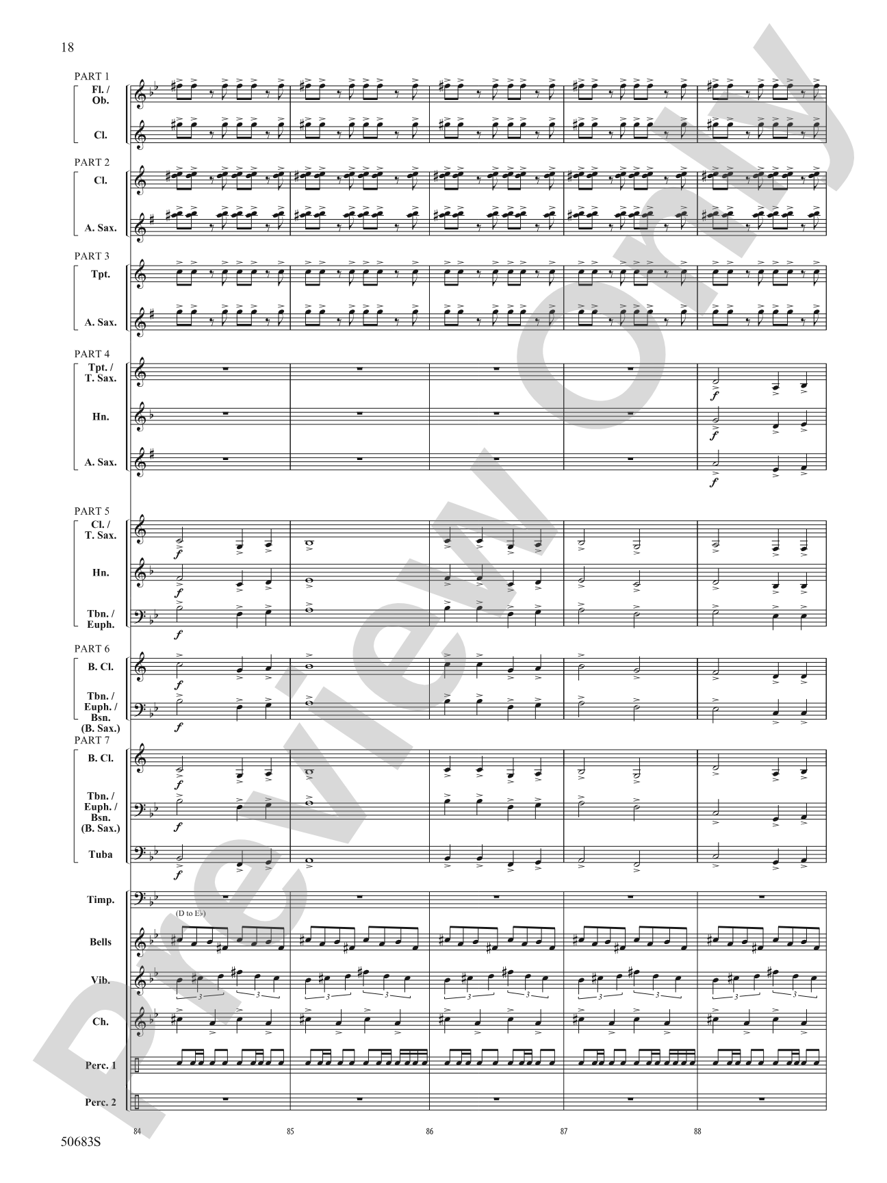 Kyiv, 2022: Concert Band Conductor Score & Parts - ColorFlex version
