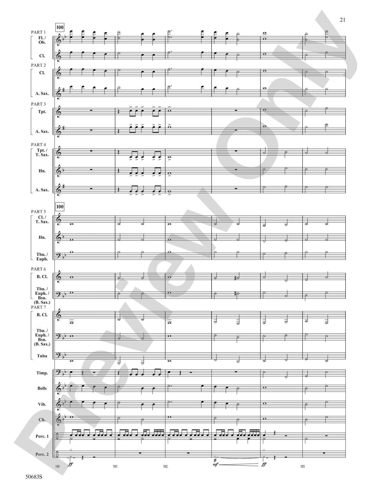 Kyiv, 2022: Concert Band Conductor Score & Parts - ColorFlex version