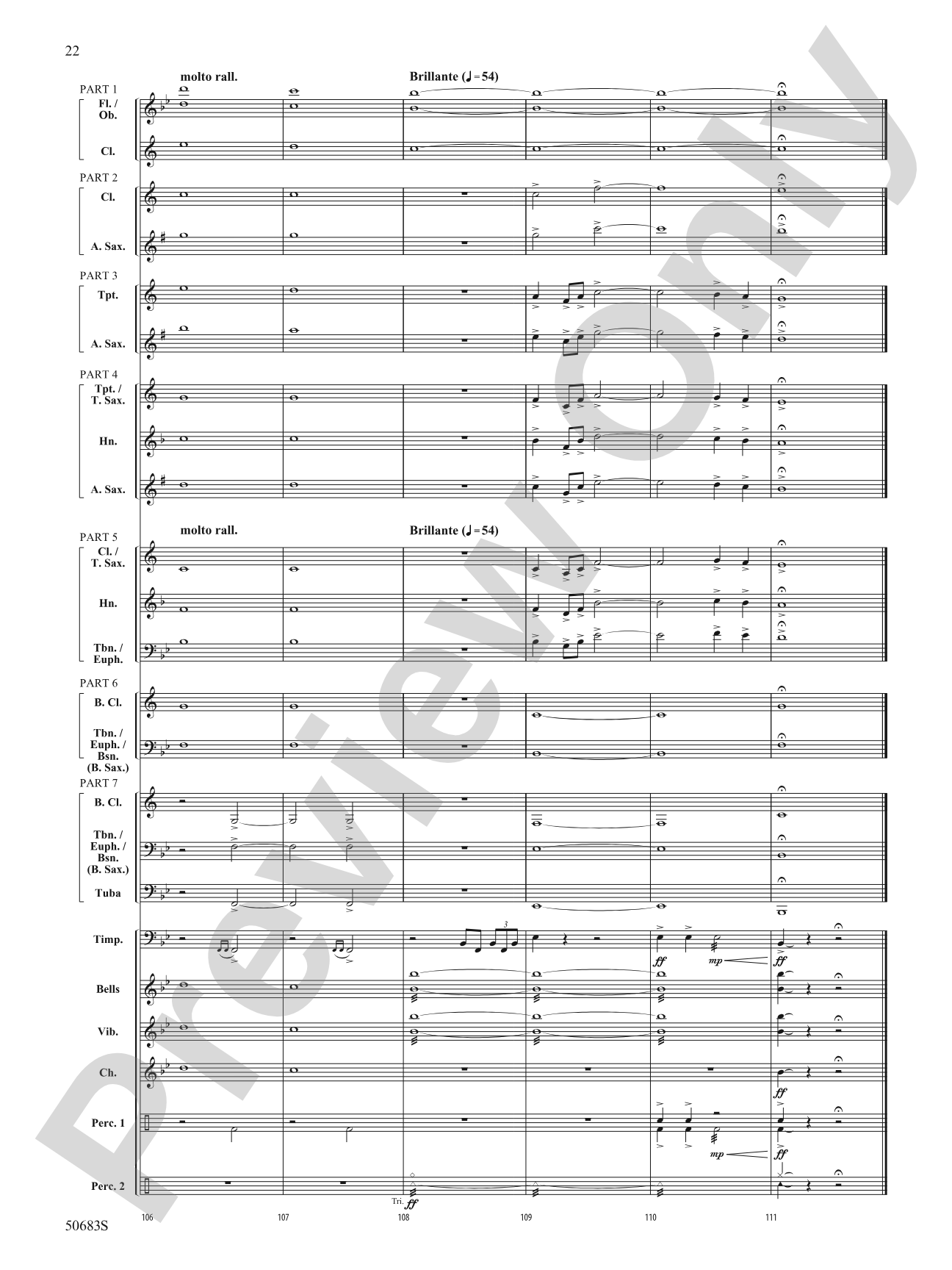 Kyiv, 2022: Concert Band Conductor Score & Parts - ColorFlex version
