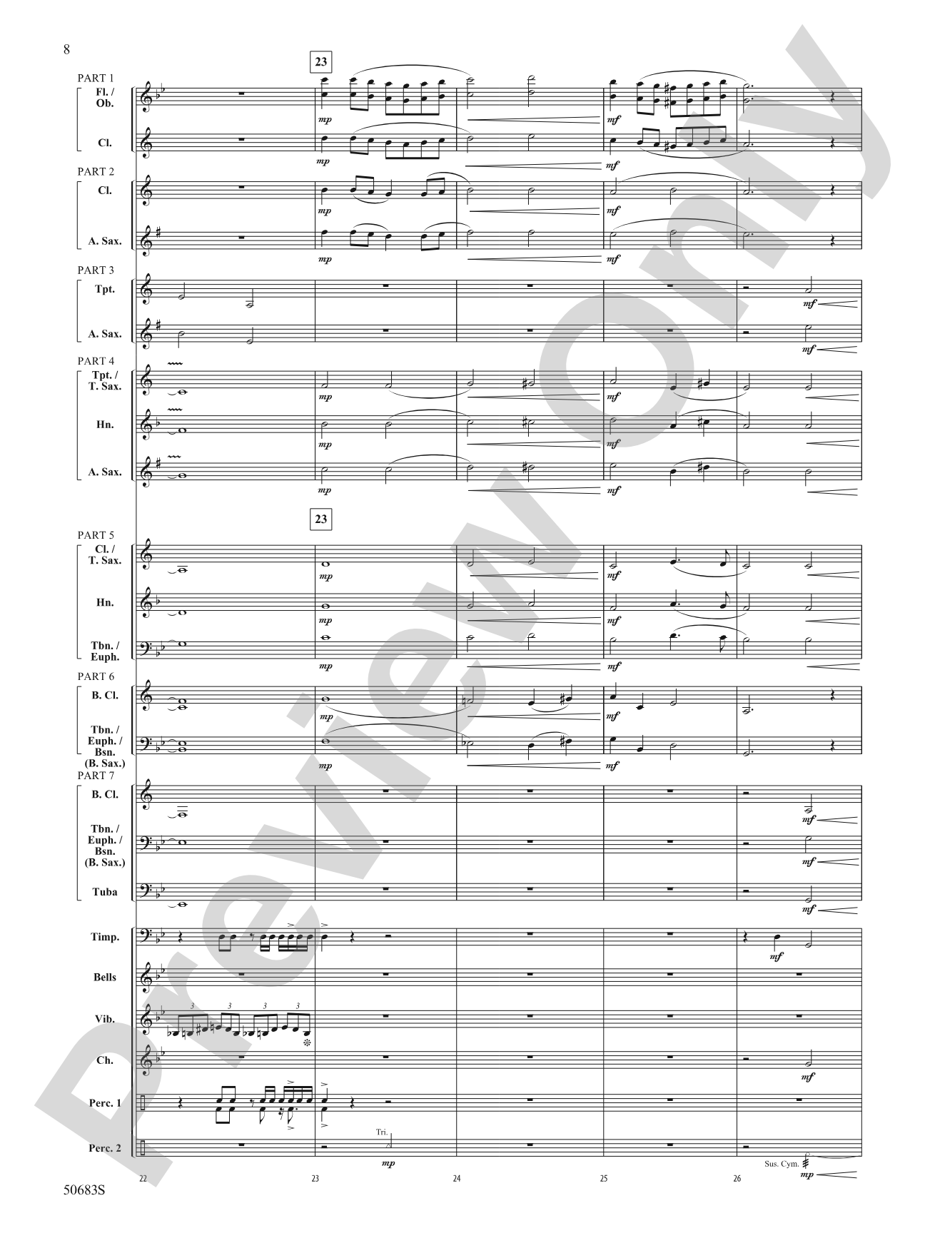 Kyiv, 2022: Concert Band Conductor Score & Parts - ColorFlex version