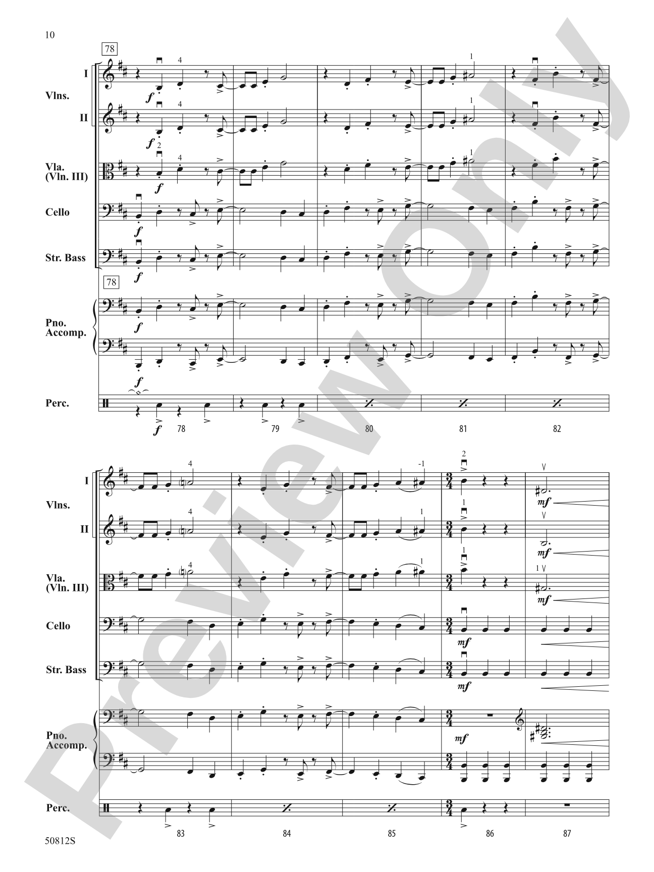 The Chase: String Orchestra Conductor Score & Parts