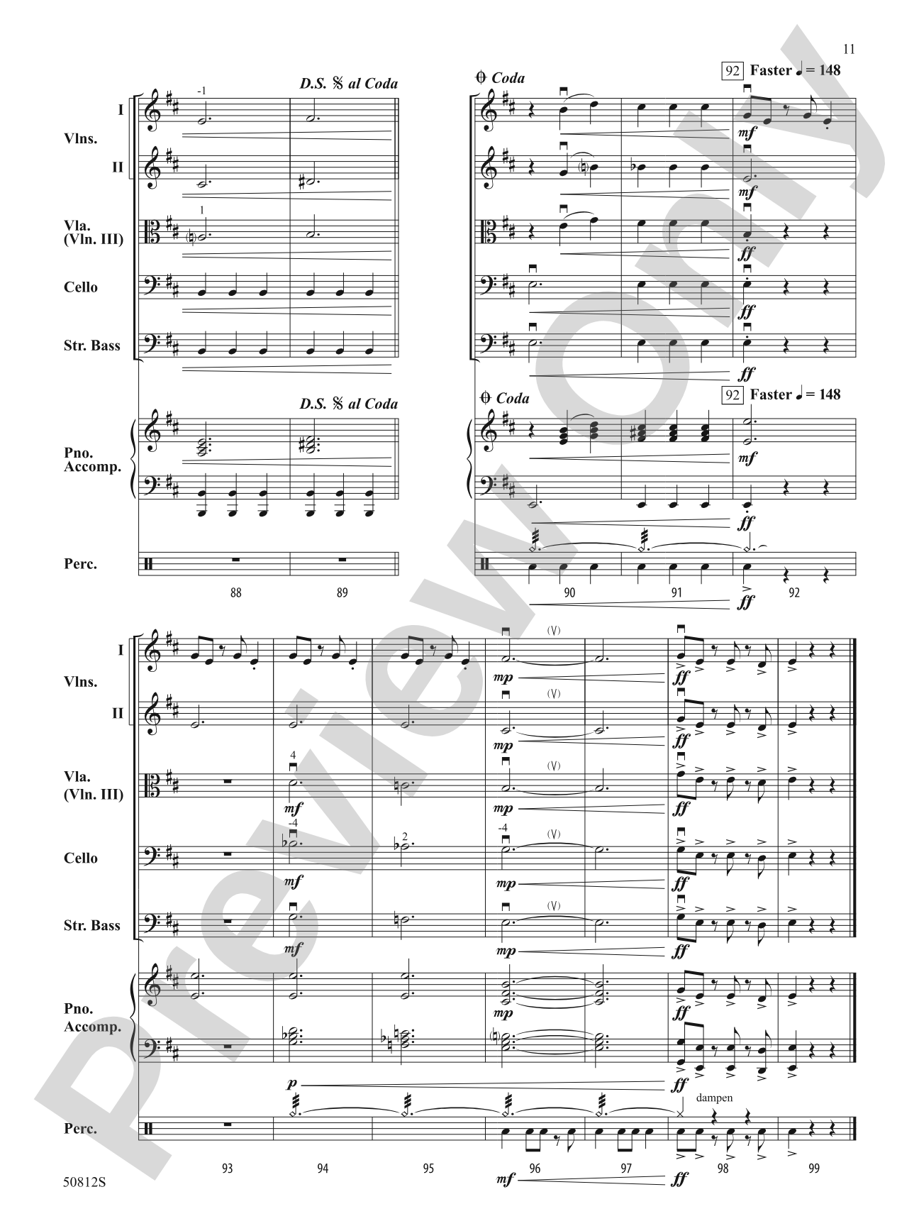 The Chase: String Orchestra Conductor Score & Parts