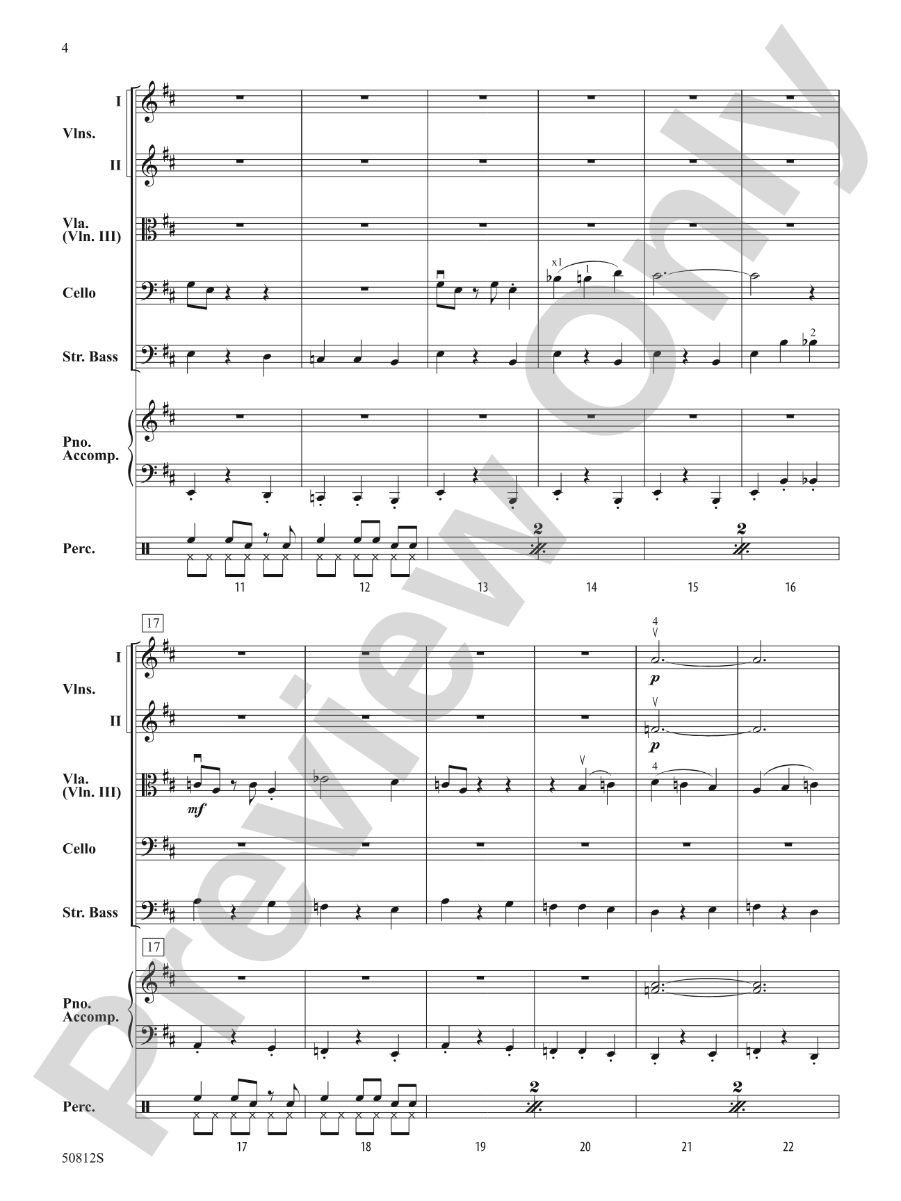The Chase: String Orchestra Conductor Score & Parts