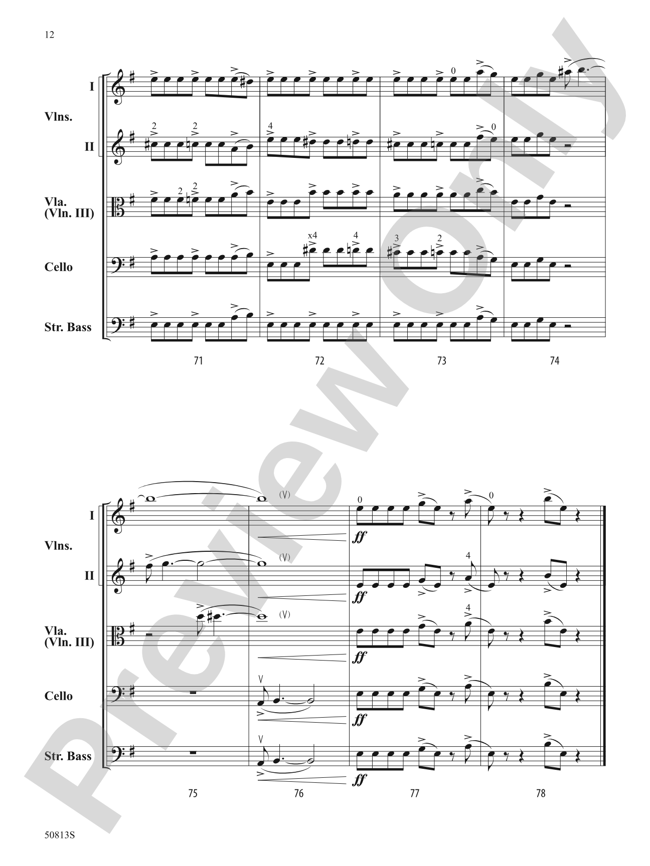 Agent Arco: Licensed to Trill: String Orchestra Conductor Score & Parts