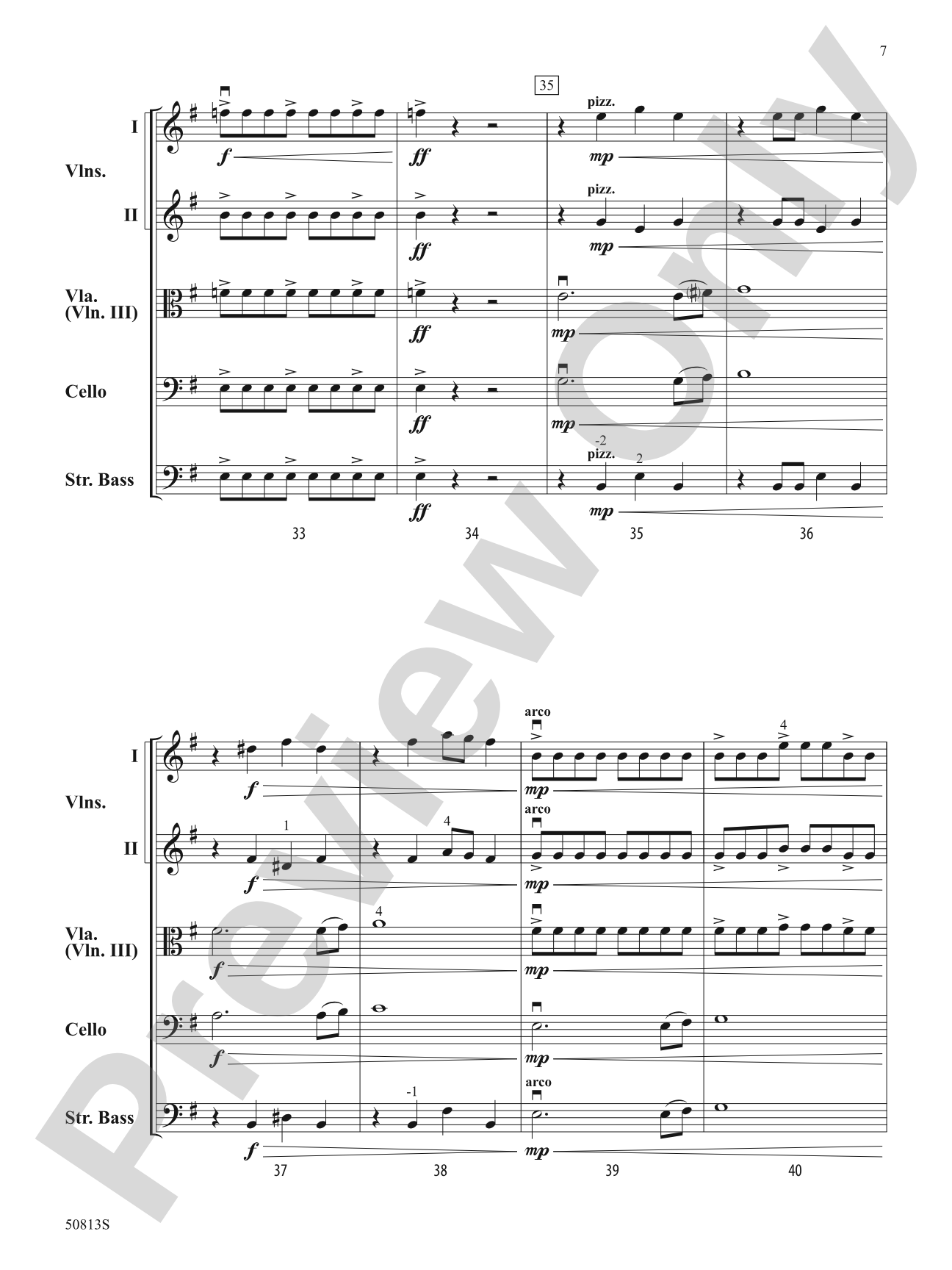 Agent Arco: Licensed to Trill: String Orchestra Conductor Score & Parts