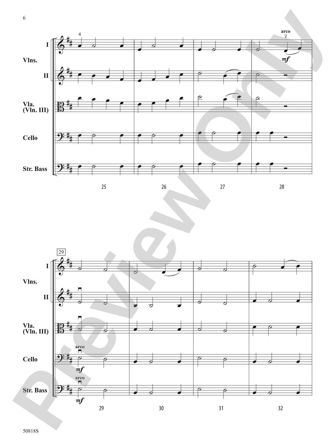 Climbing Above the Clouds: String Orchestra Conductor Score & Parts