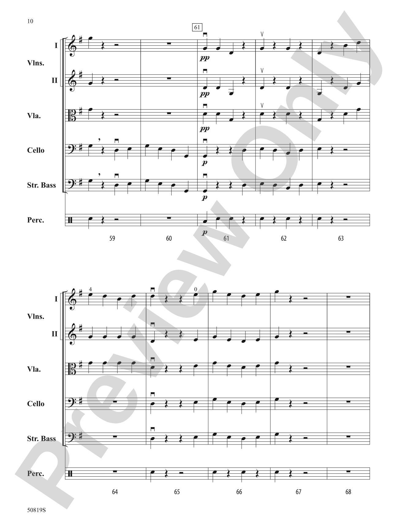 Mohanam Hop: String Orchestra Conductor Score & Parts