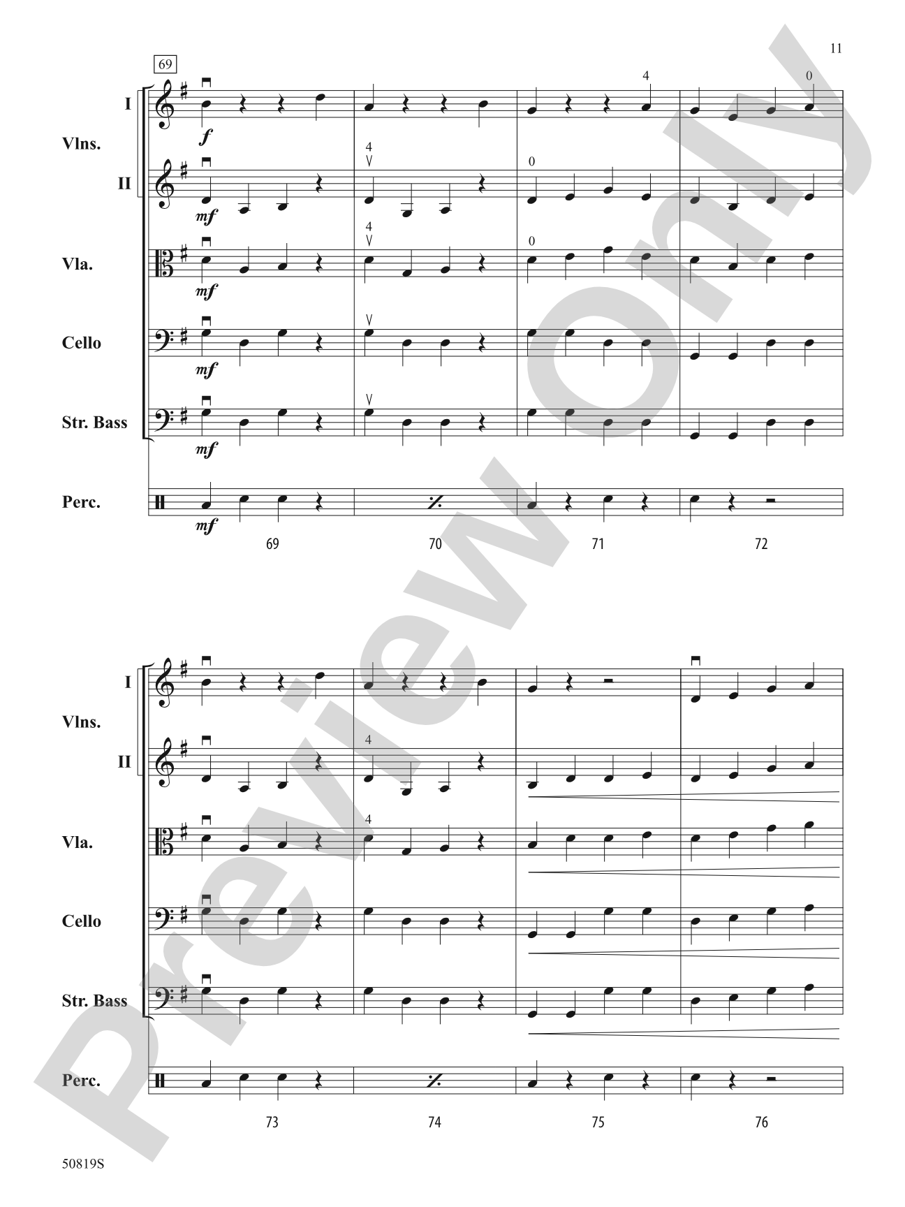 Mohanam Hop: String Orchestra Conductor Score & Parts